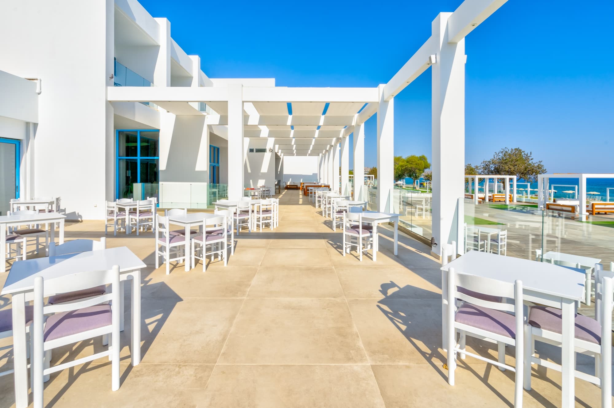 Kamari Beach Hotel, Rhodes, Restaurant