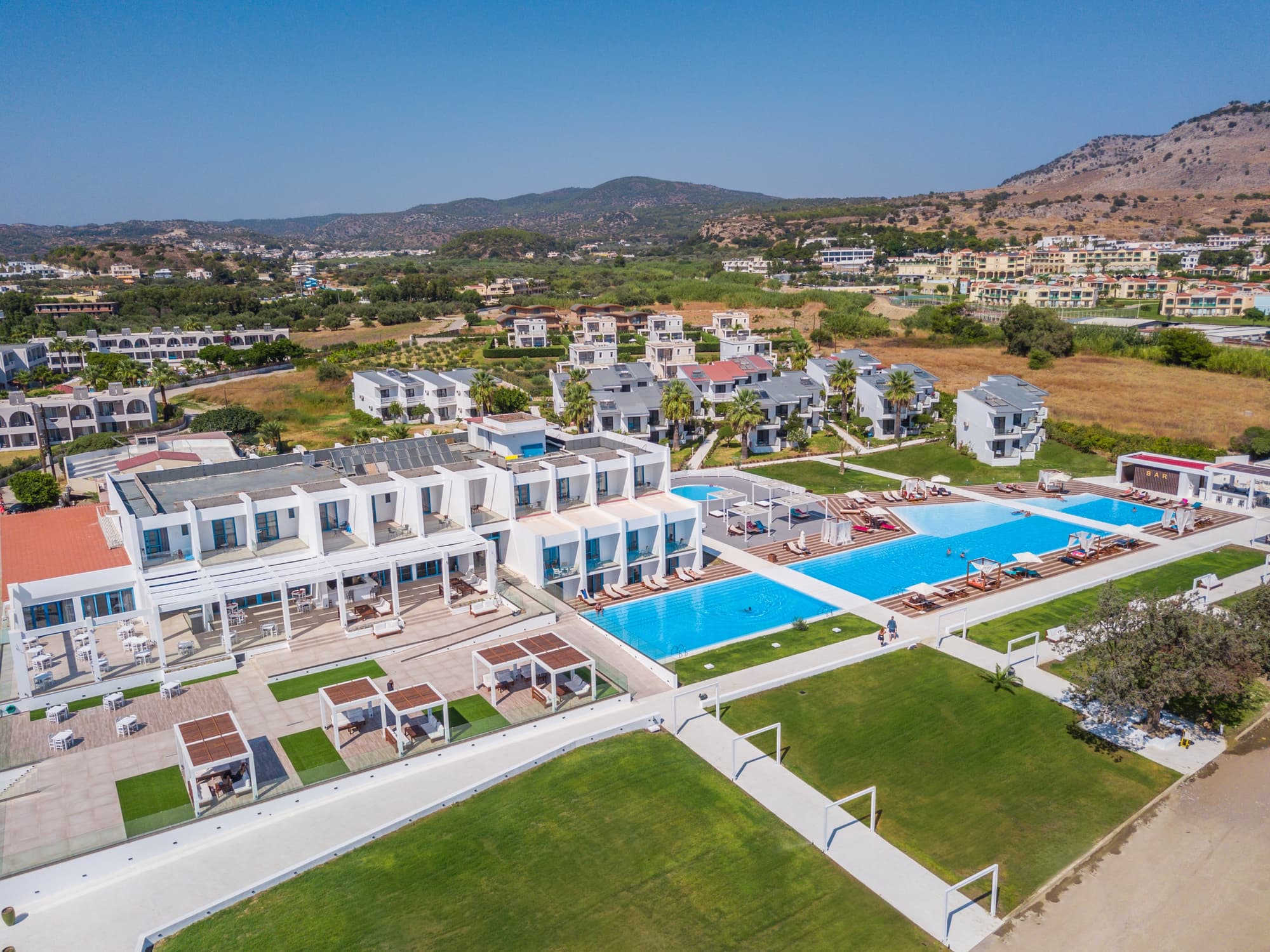 Kamari Beach Hotel, Rhodes, Beach