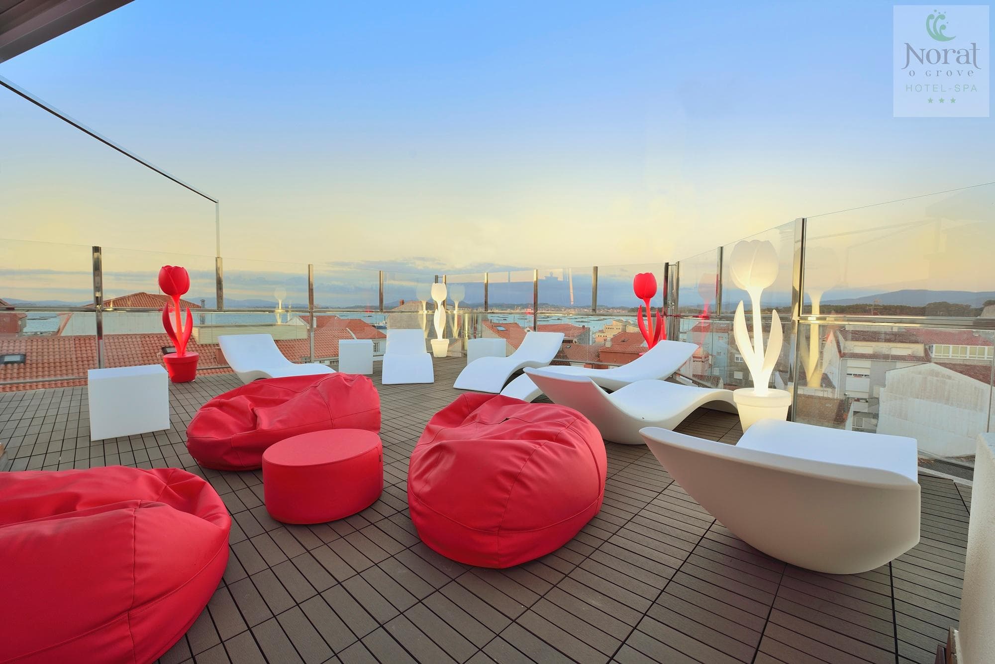 Hotel Spa Norat O Grove, Terrace