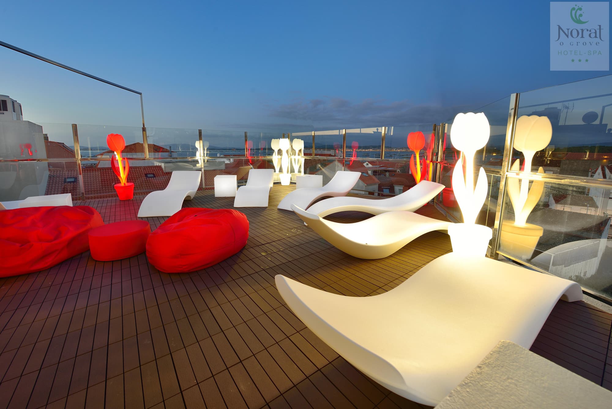 Hotel Spa Norat O Grove, Terrace