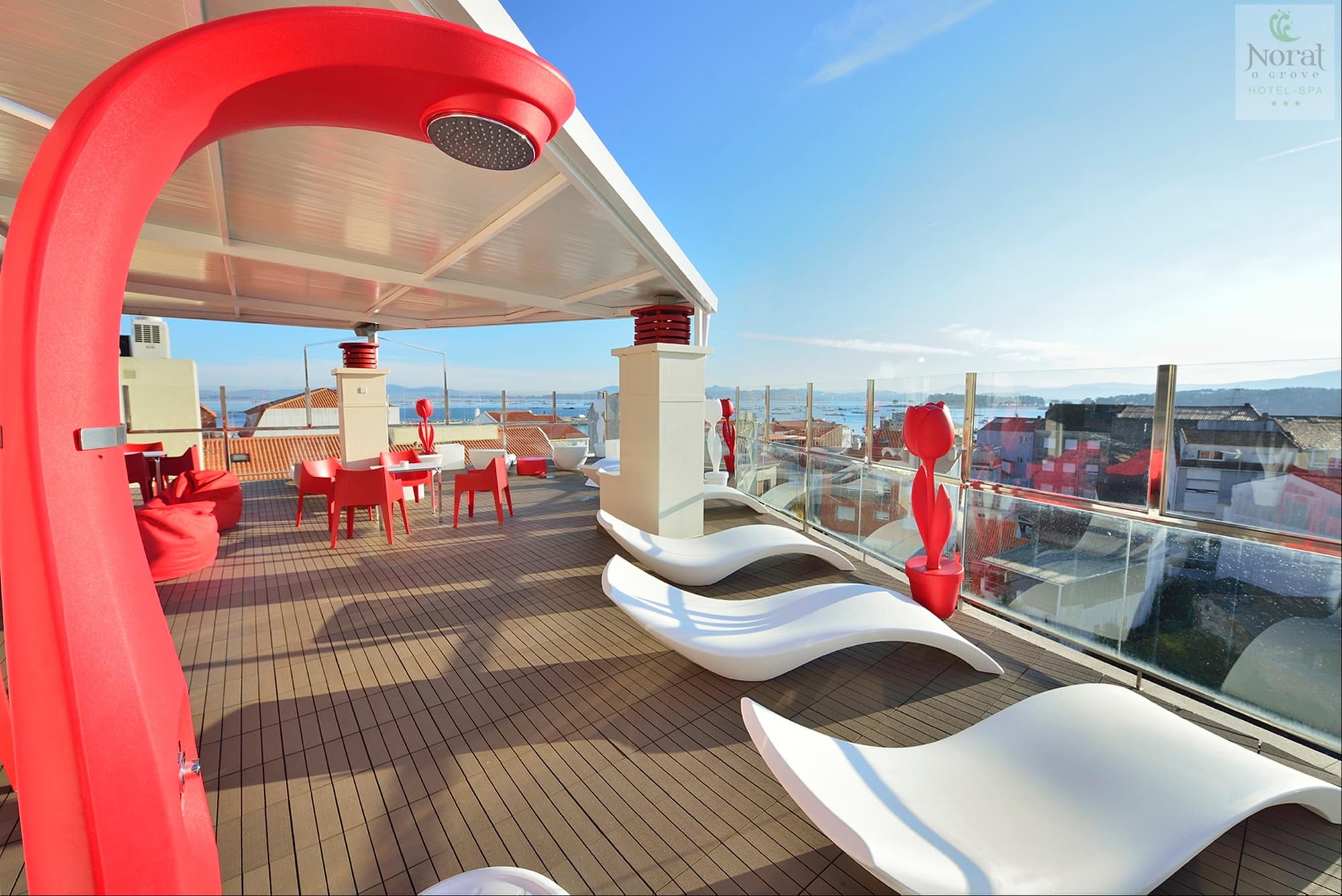 Hotel Spa Norat O Grove, Terrace