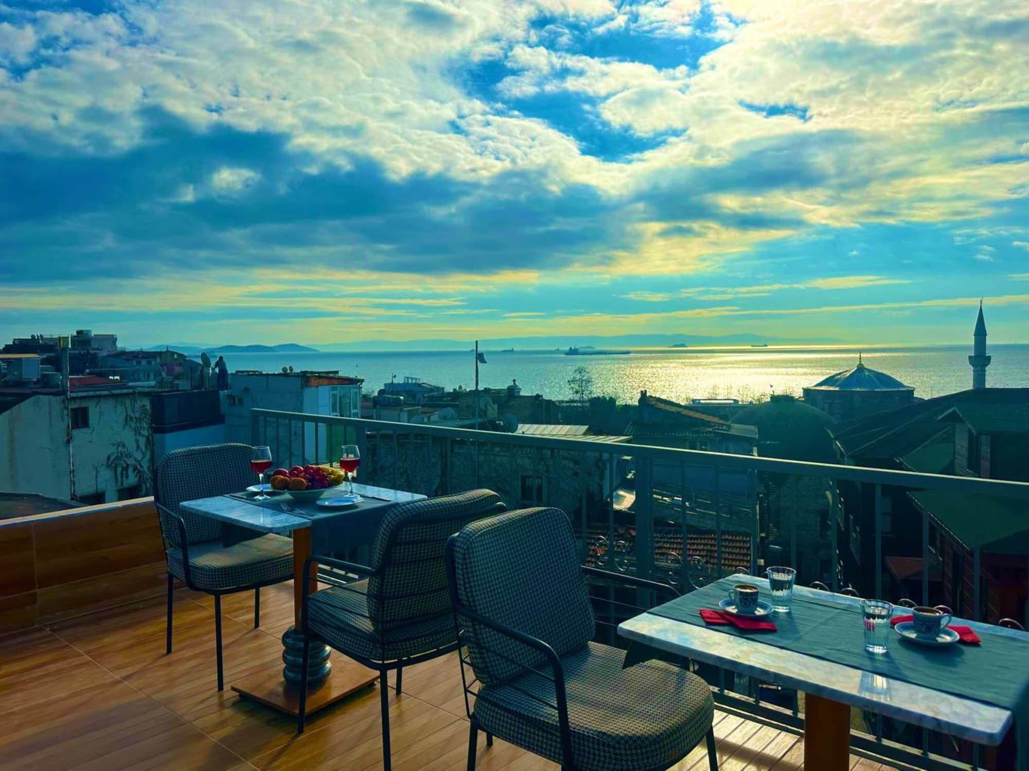 Ayasofya Hotel, Terrace