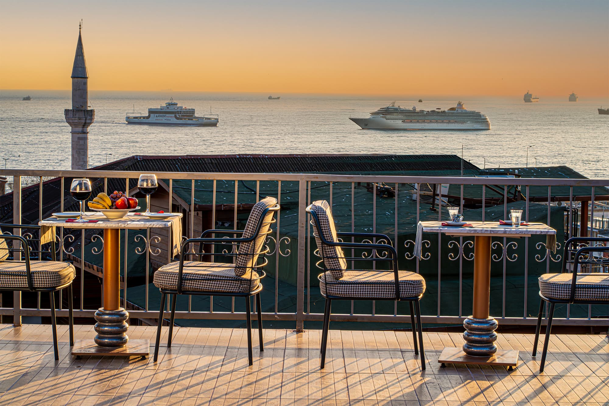 Ayasofya Hotel, Terrace