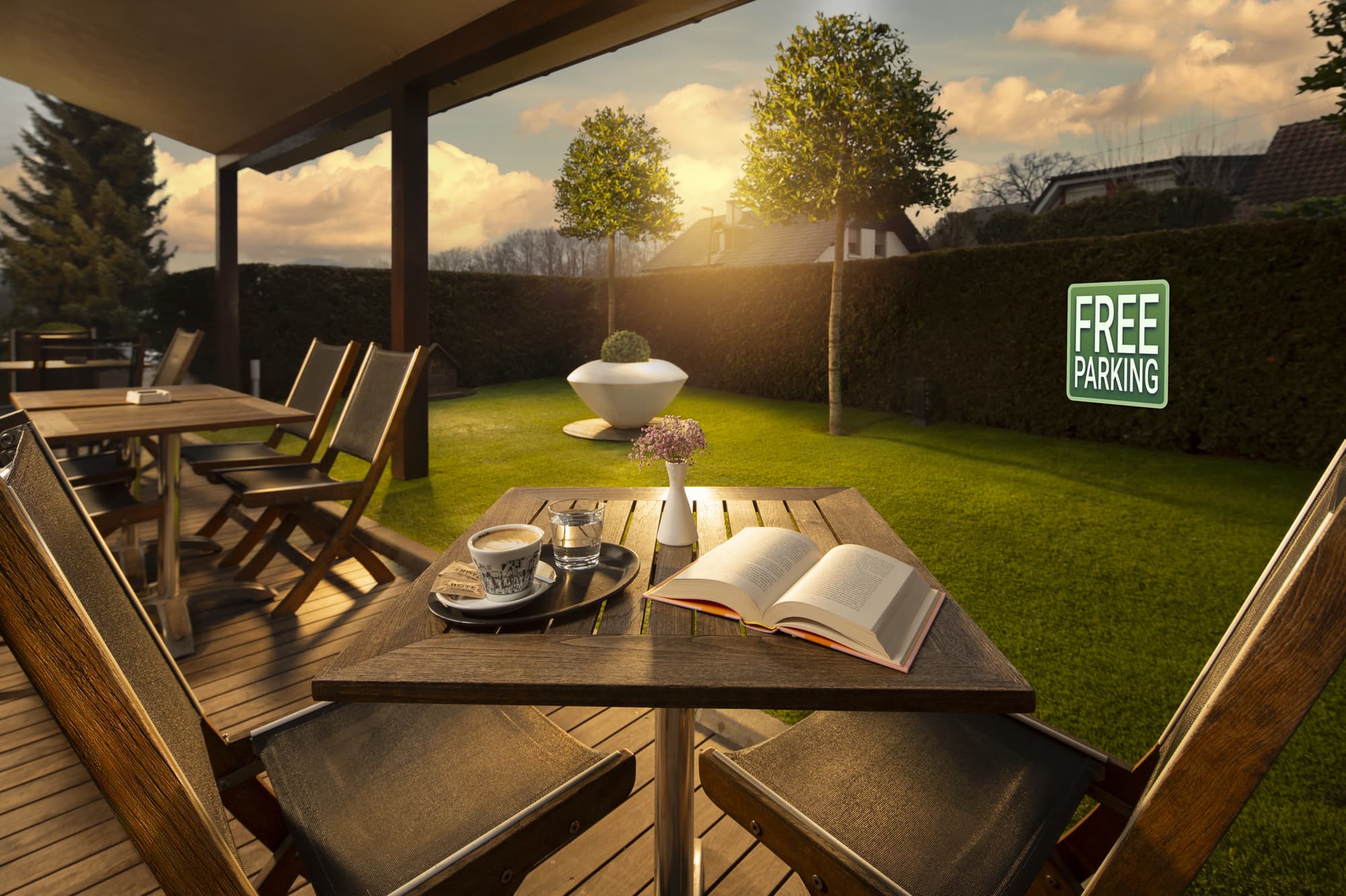 Ahotel Hotel Ljubljana, Terrace