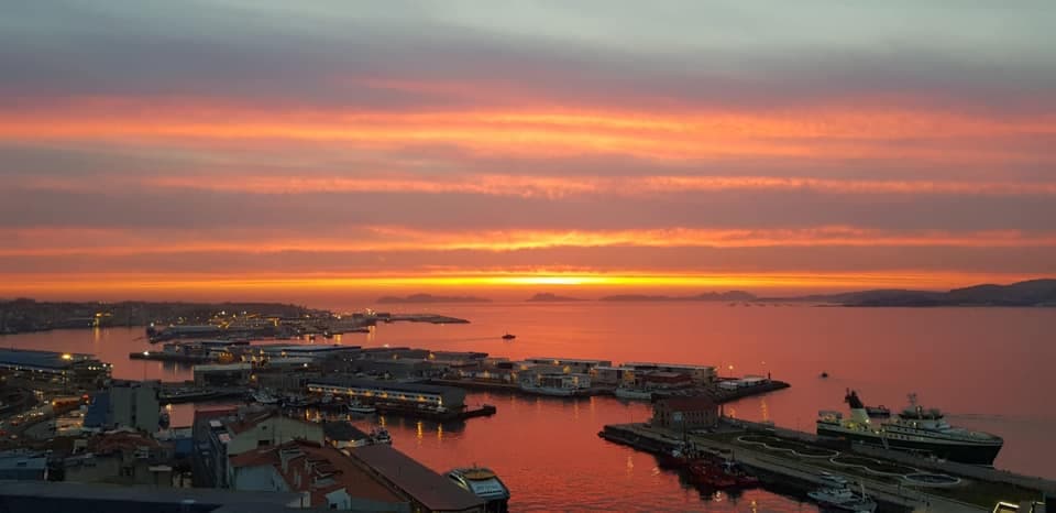 Bahia de Vigo, General view