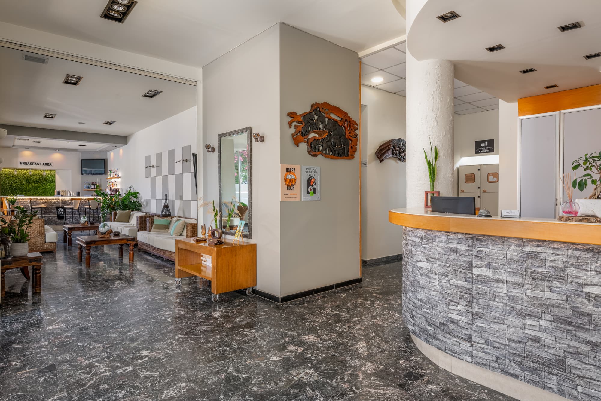 City Plus Rhodes Hotel, Lobby