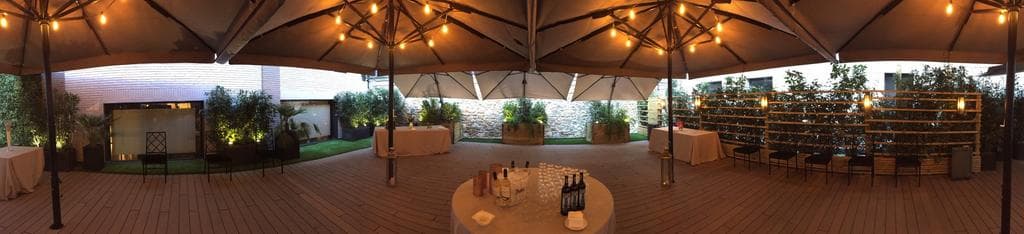 Gran Hotel España, Terrace