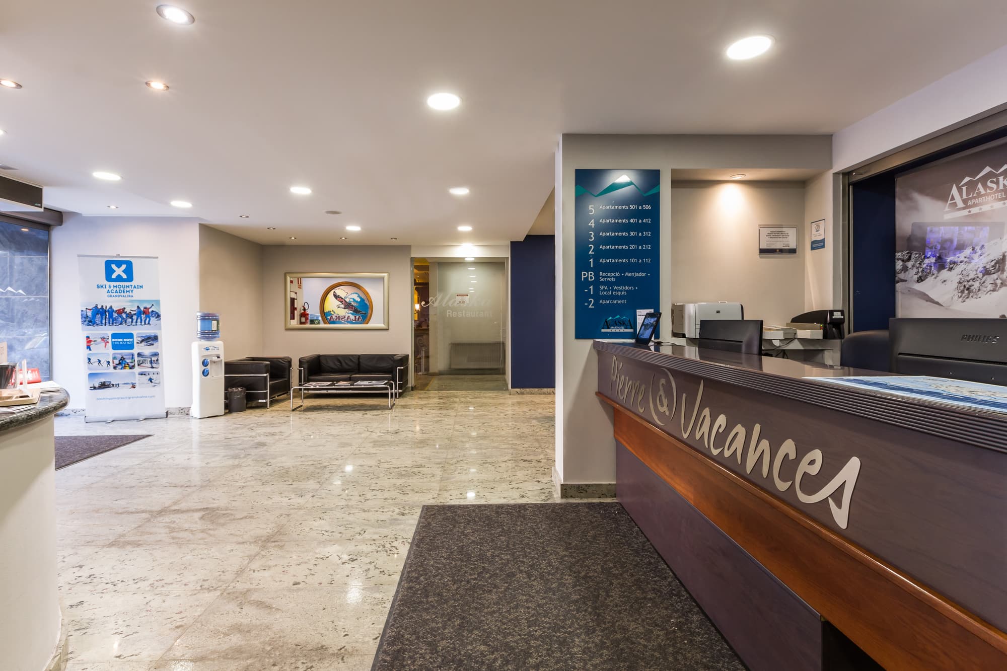 Pierre & Vacances Pas de la Casa Alaska, Lobby