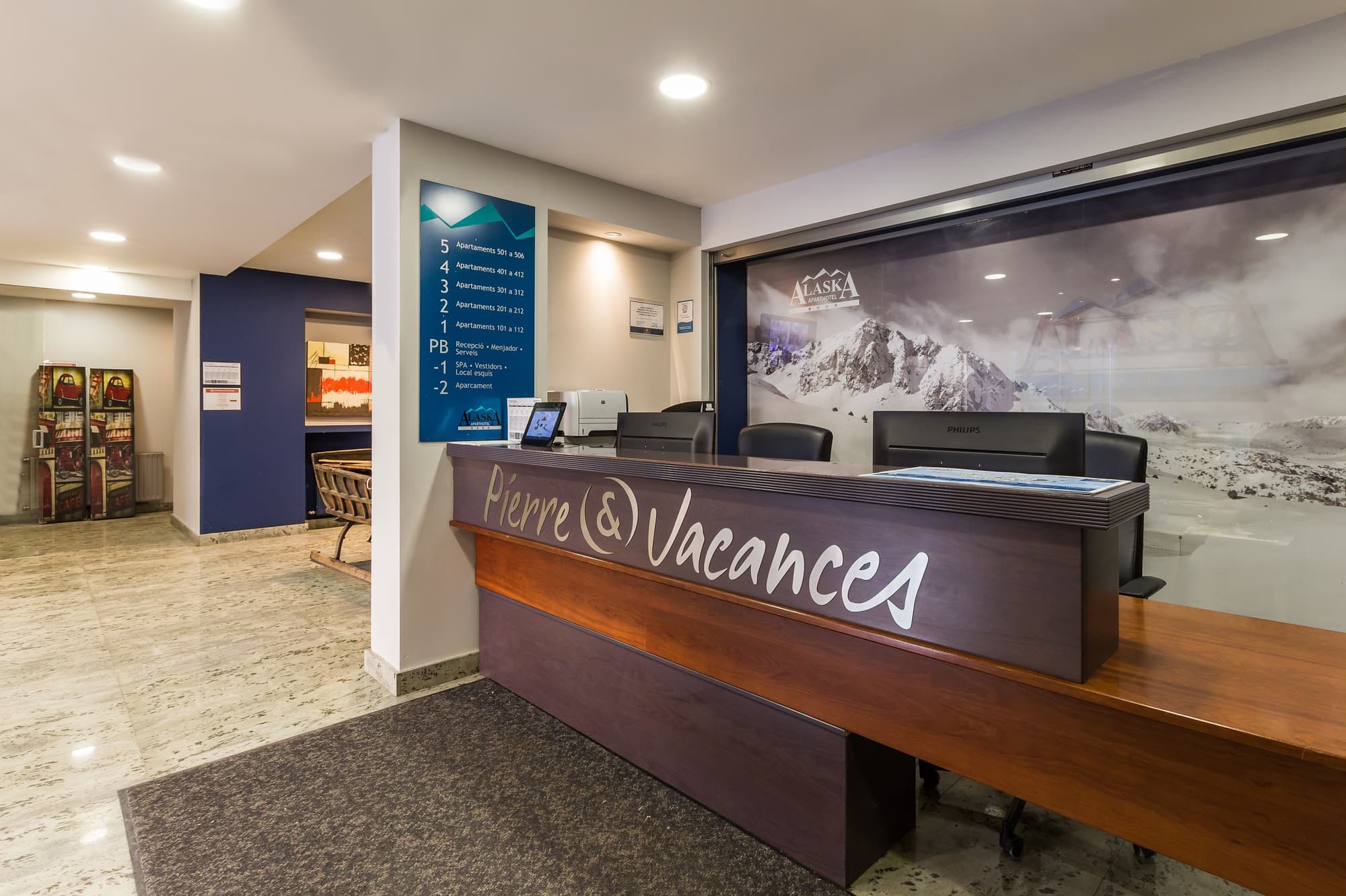 Pierre & Vacances Pas de la Casa Alaska, Lobby