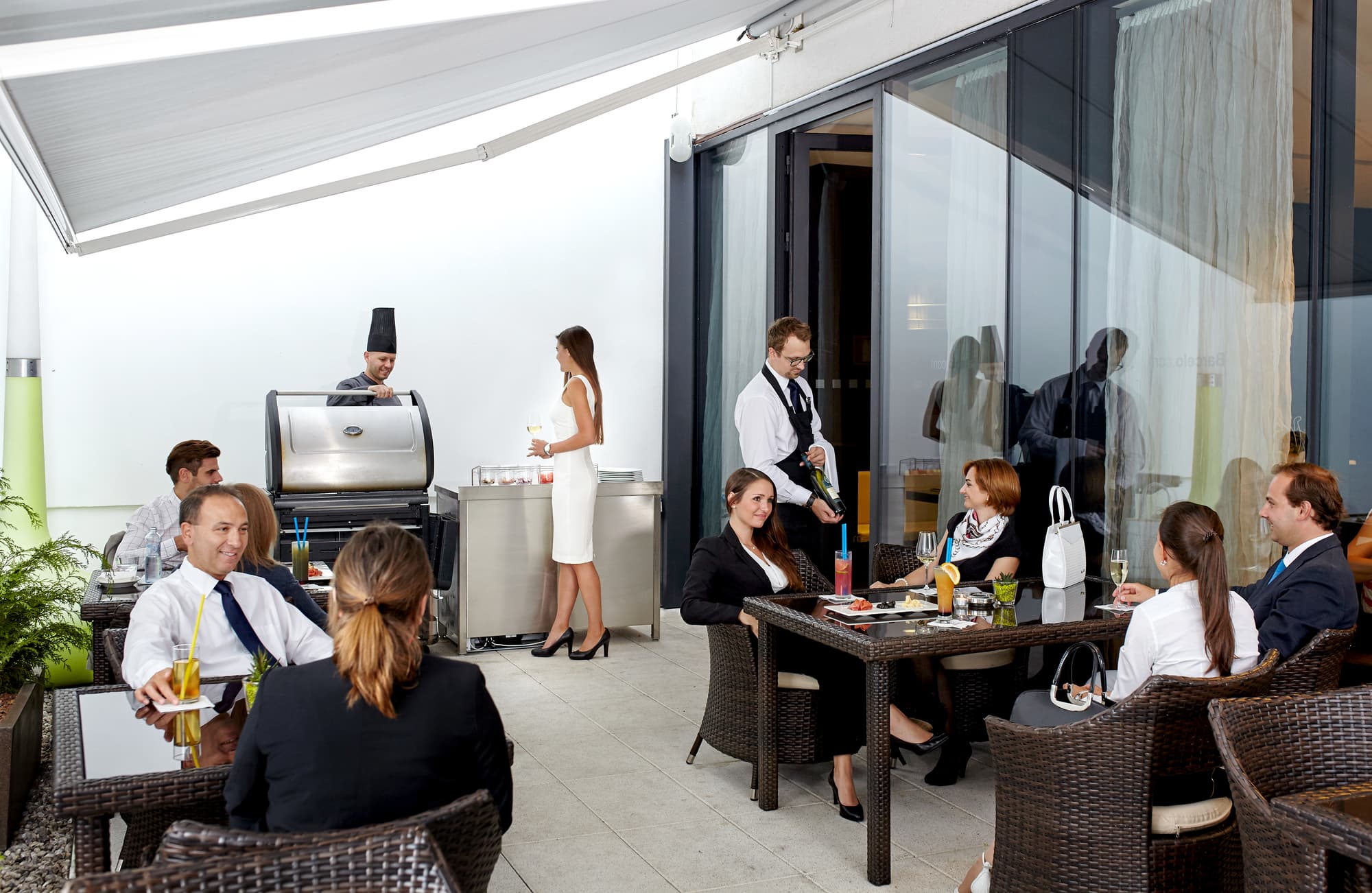 Occidental Praha Five, Terrace