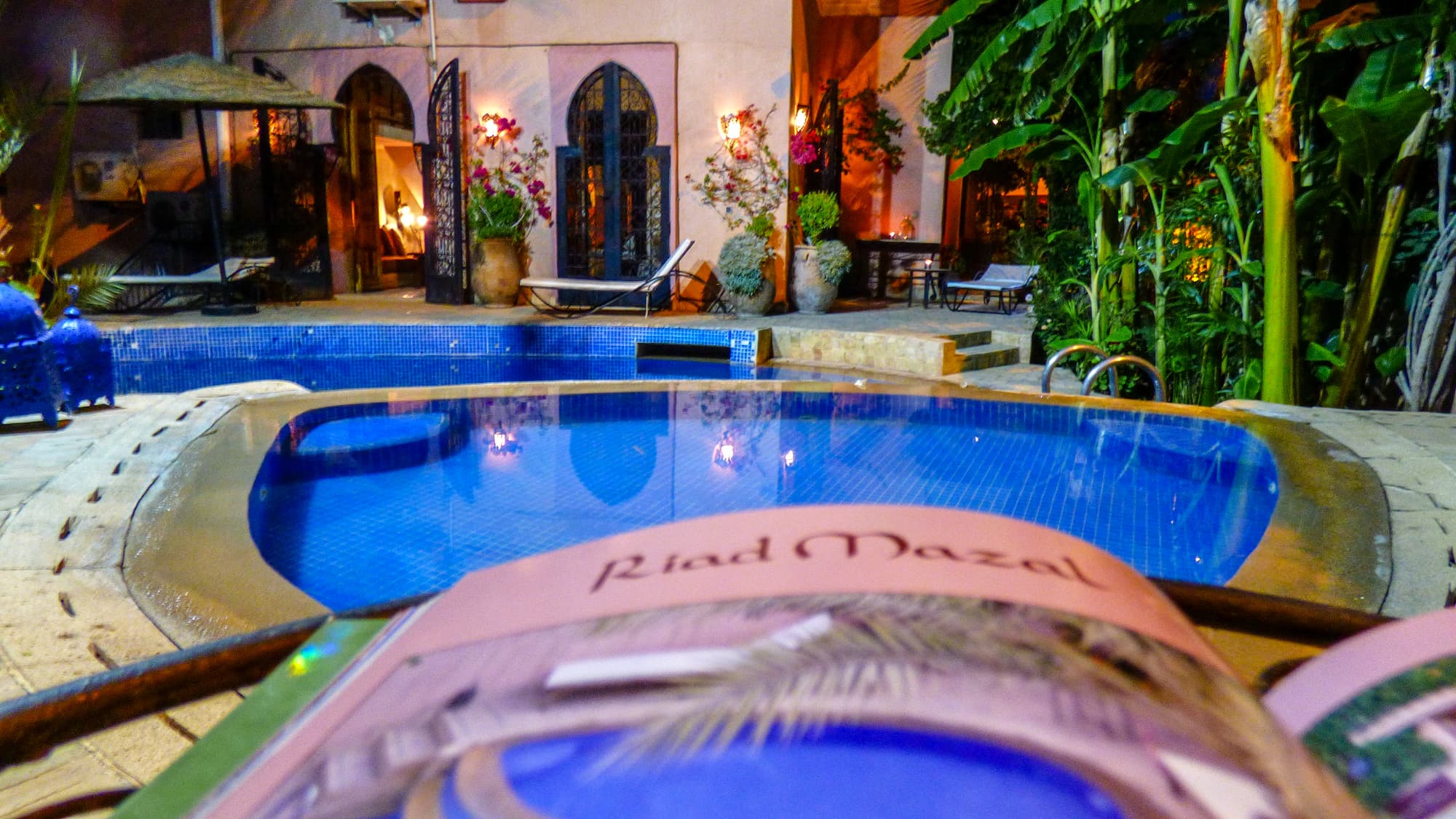Riad Mazal, Pool