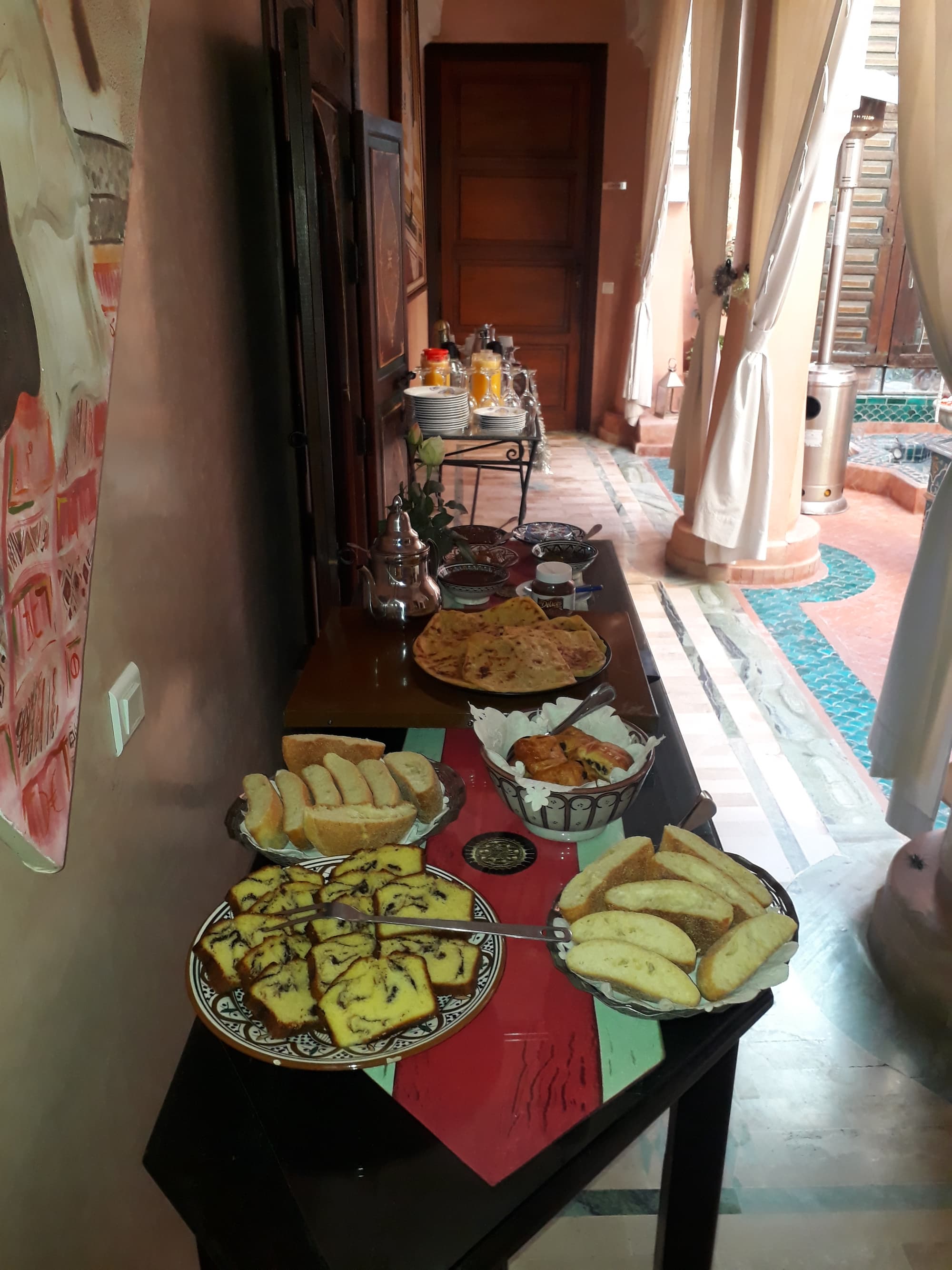 Riad Mazal, Restaurant