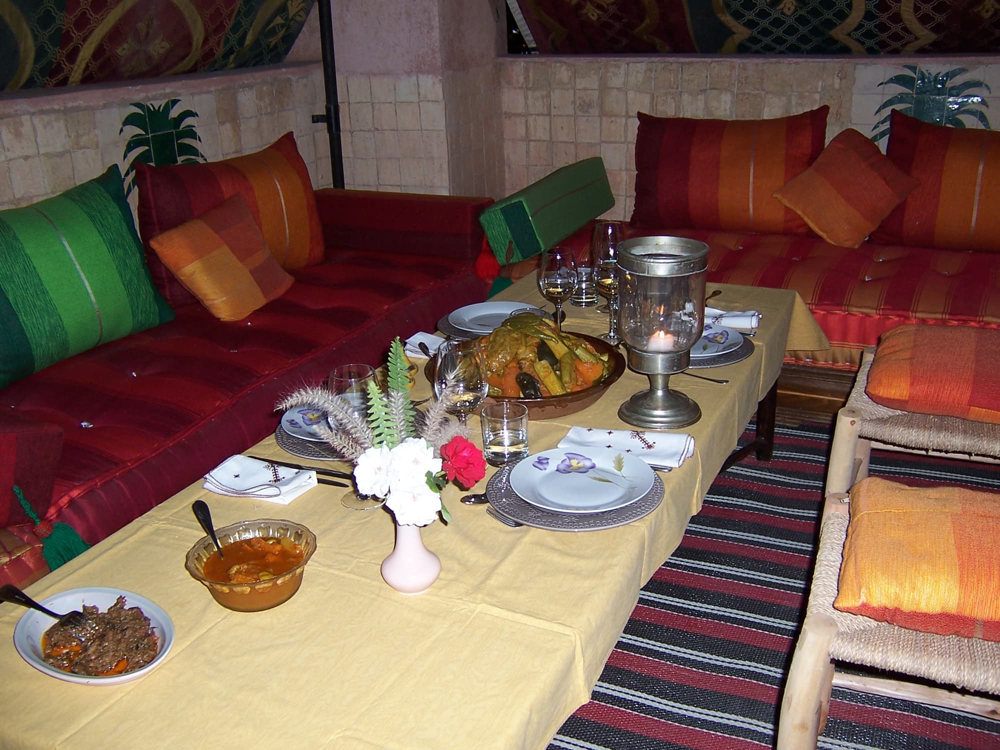 Riad Mazal, Terrace