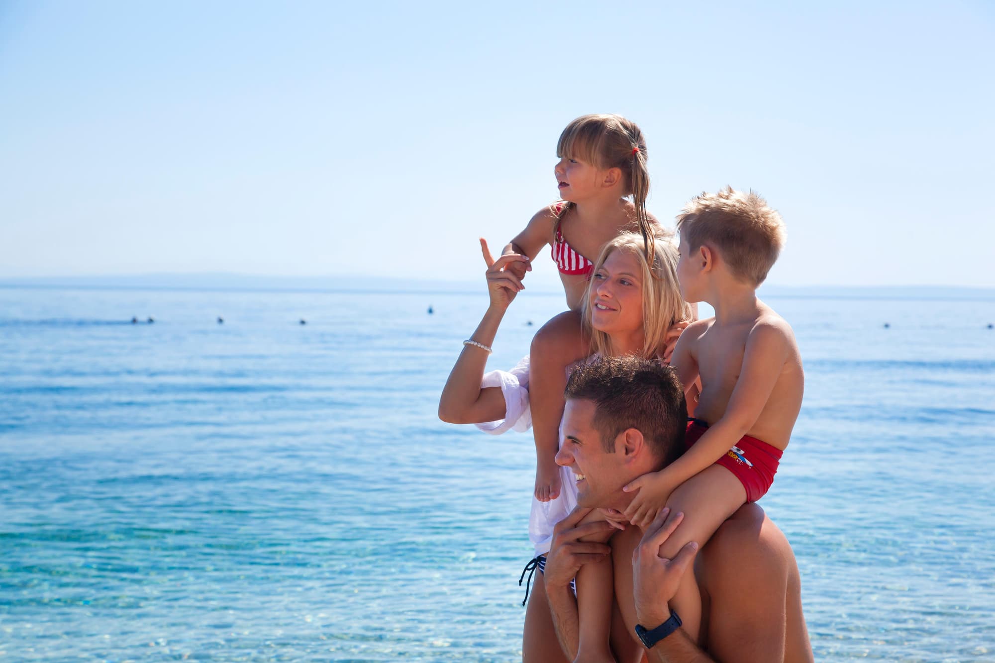 Remisens Hotel Lucija, Beach