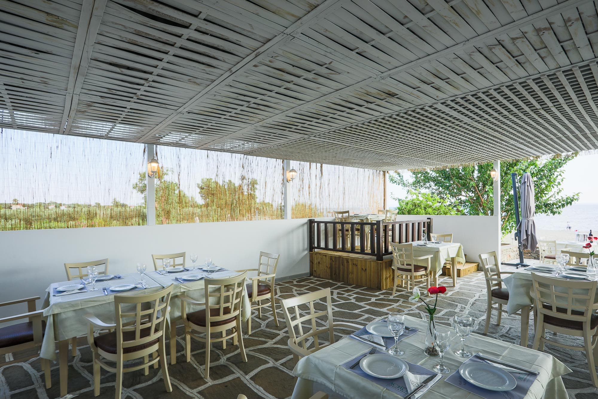 Coral Blue Beach Hotel Gerakini, Restaurant