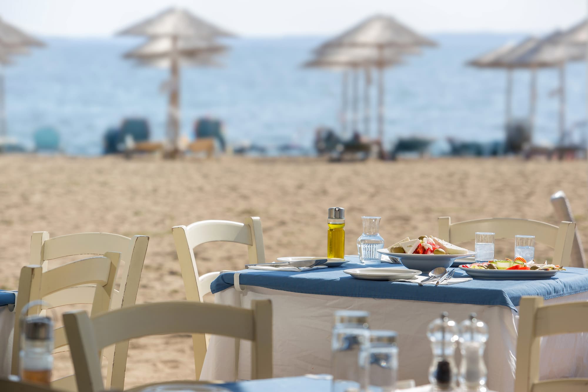 Coral Blue Beach Hotel Gerakini, Restaurant