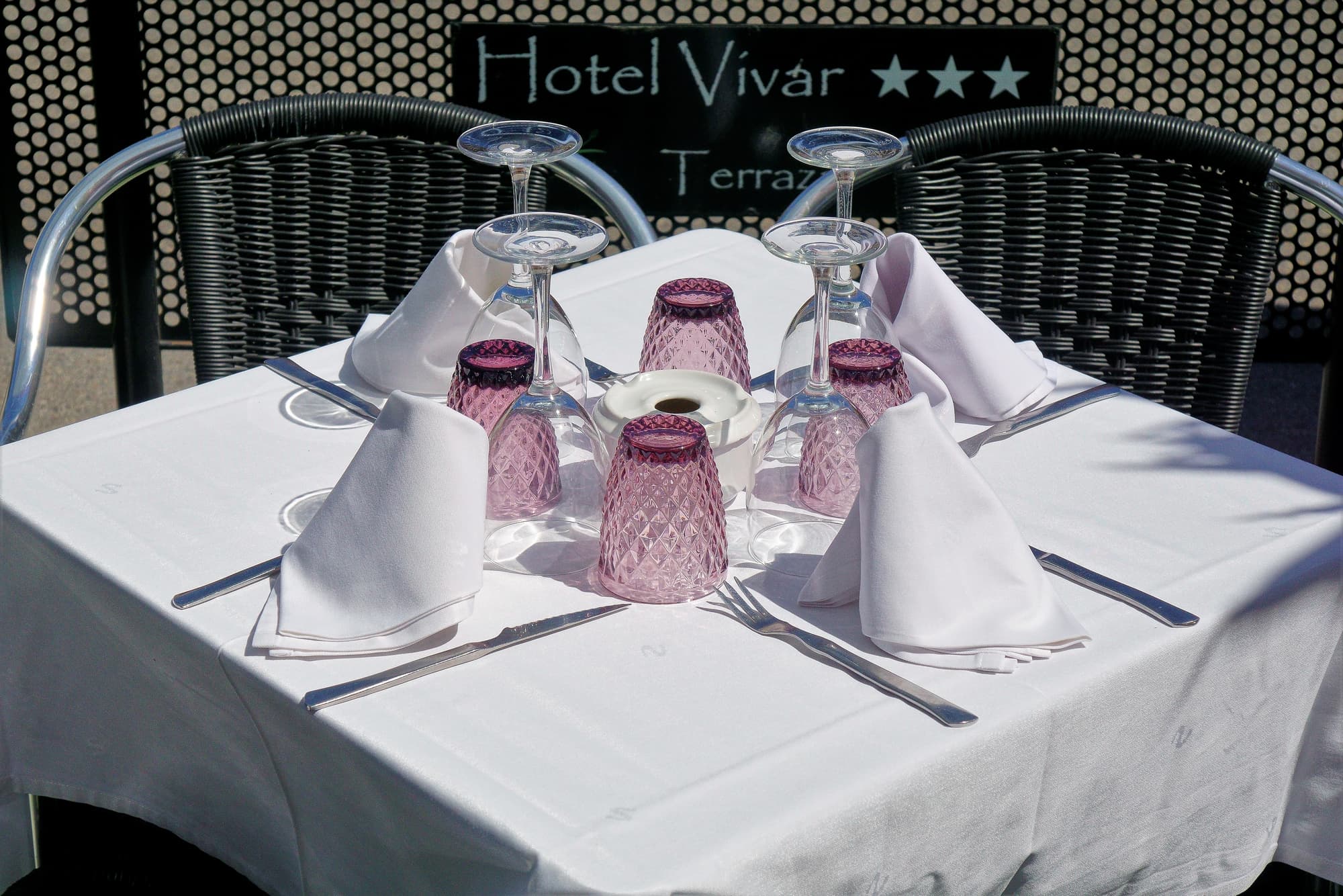 Hotel Vivar, Terrace