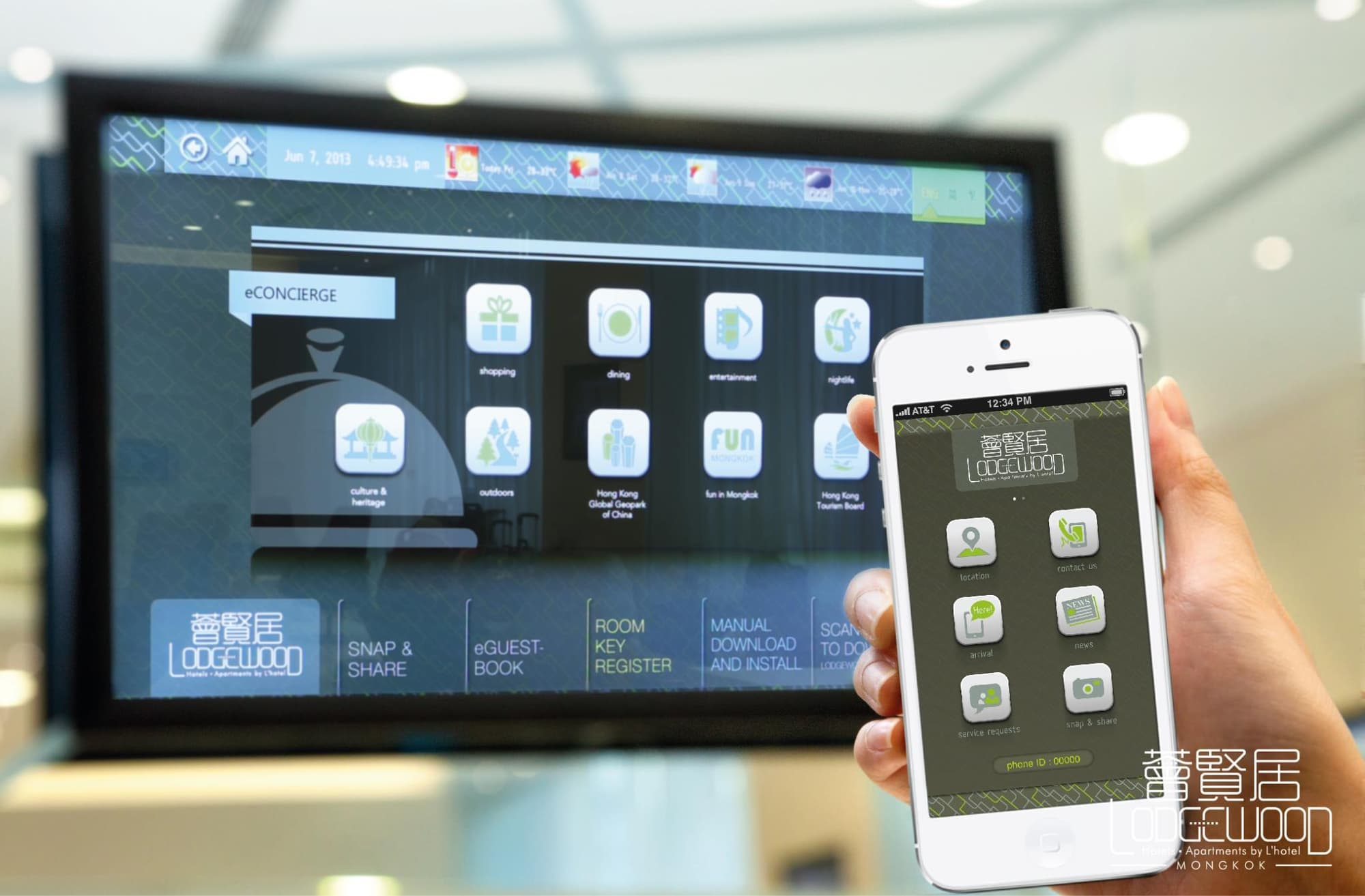 Lodgewood by L'hotel Mongkok Hong Kong, Lobby