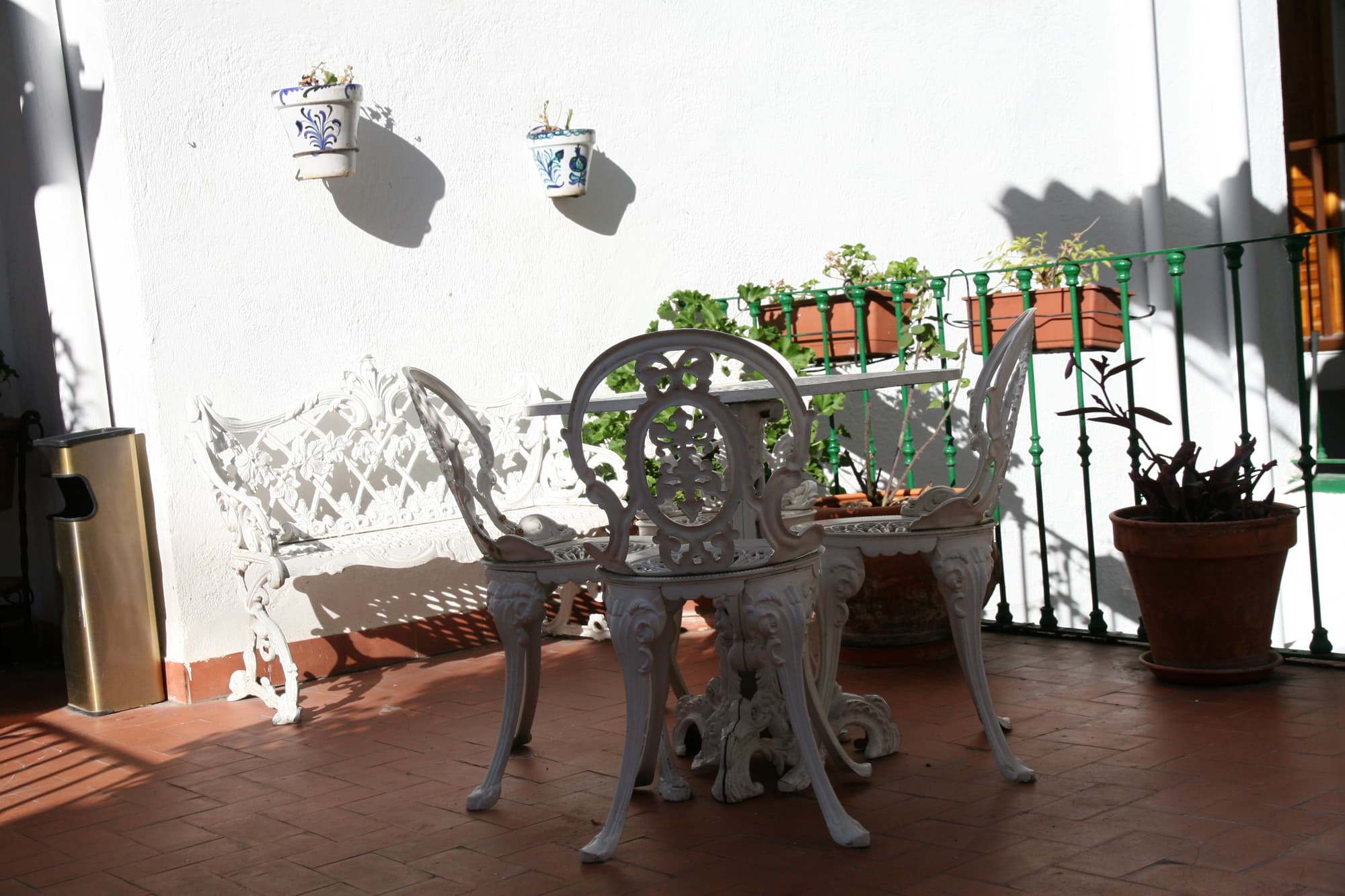 Pensión San Joaquín, Terrace