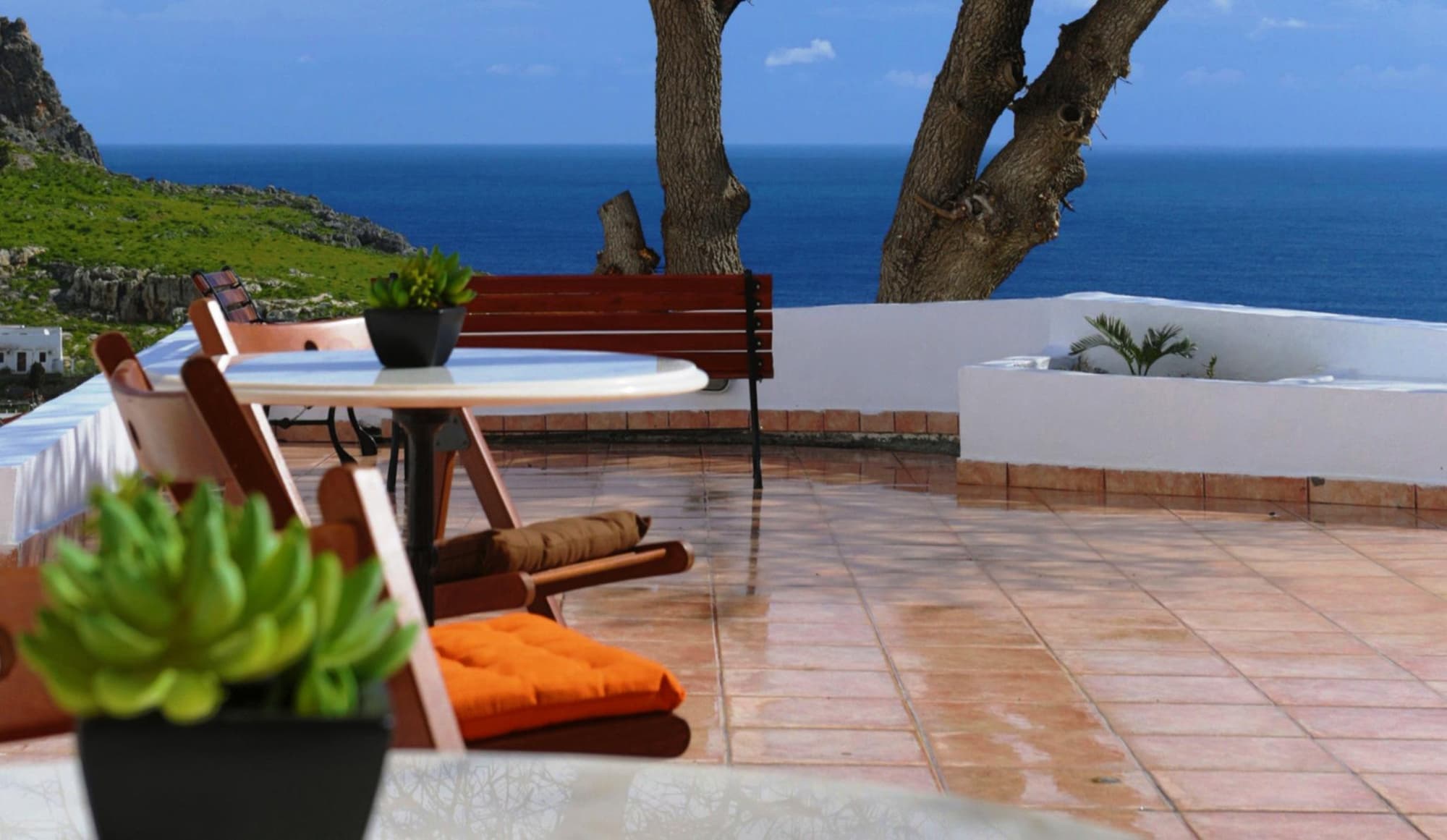 Little Lindos Sea View Studios, General view