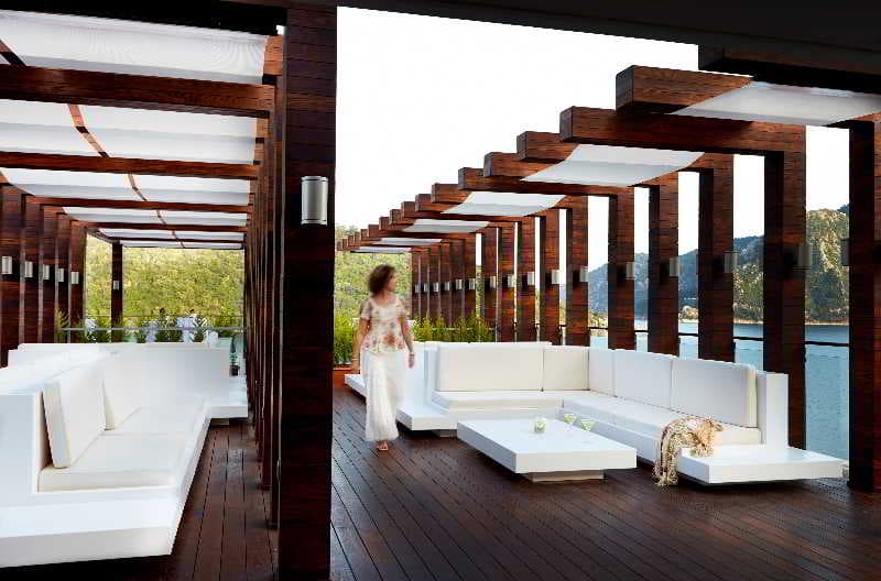 Orka Lotus Beach Hotel, Terrace