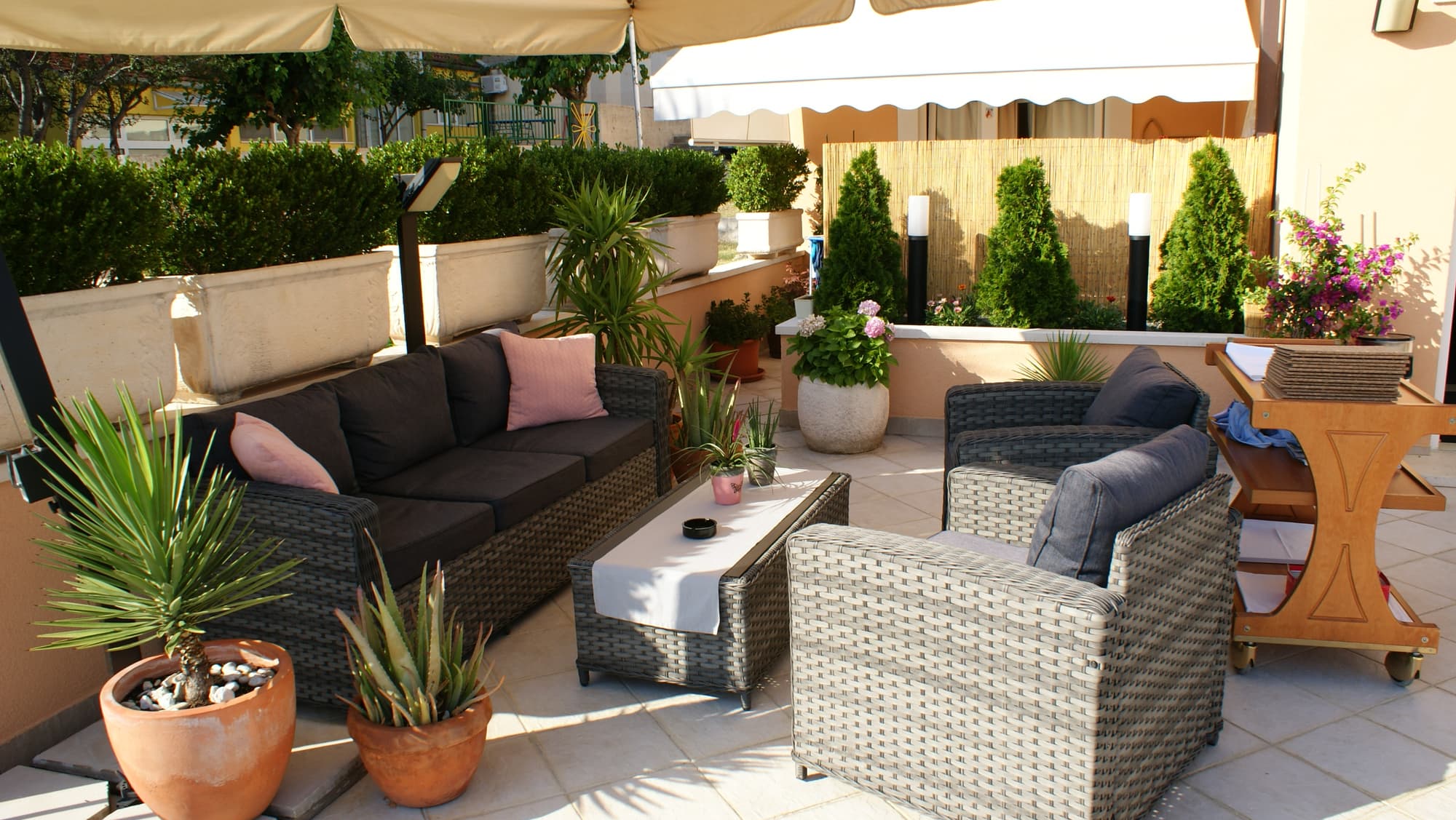 Hotel Rosina, Terrace