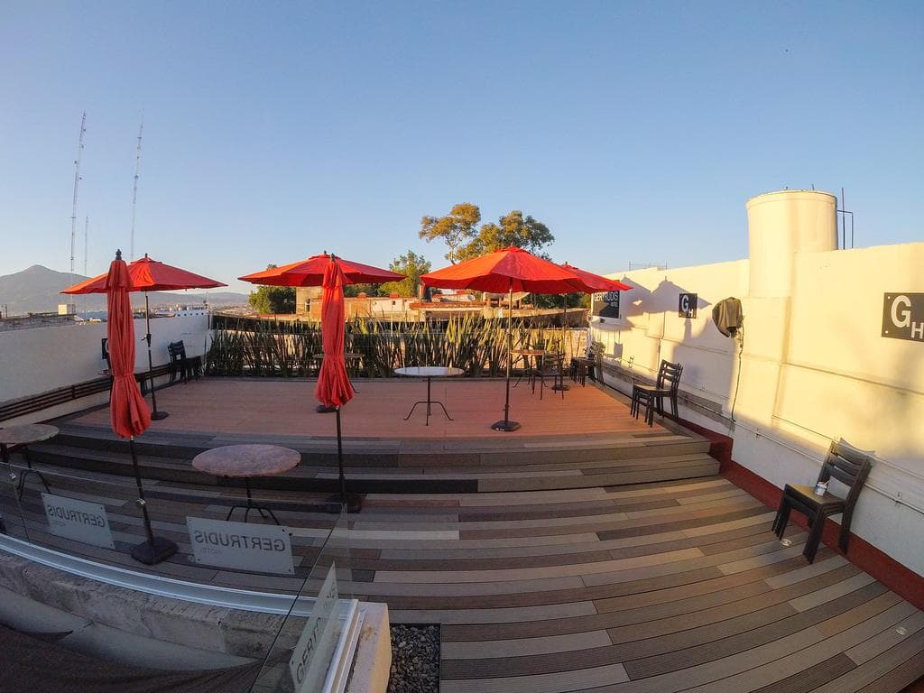 Gertrudis Hotel, Terrace