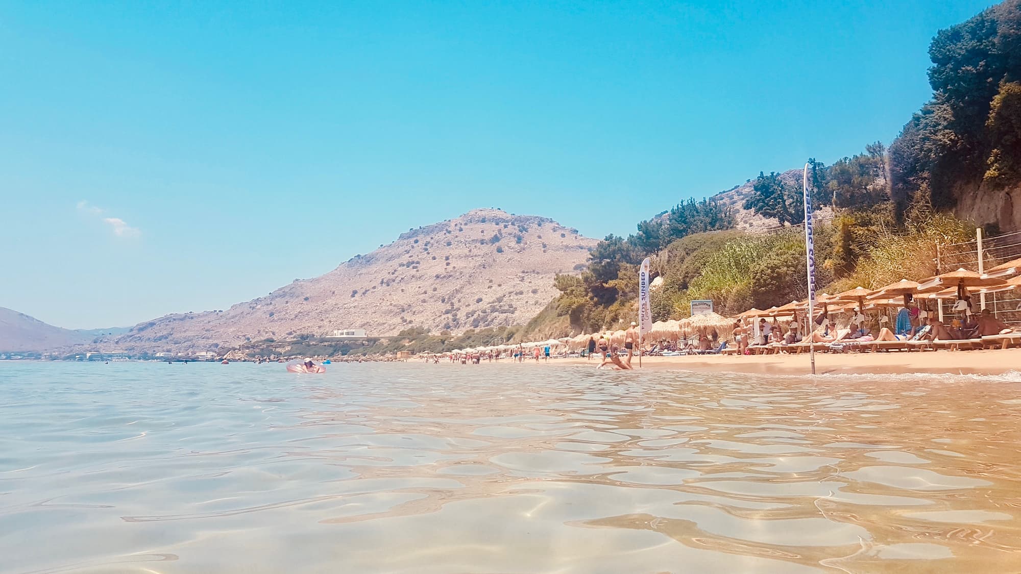 Pefkos Village Resort, Beach