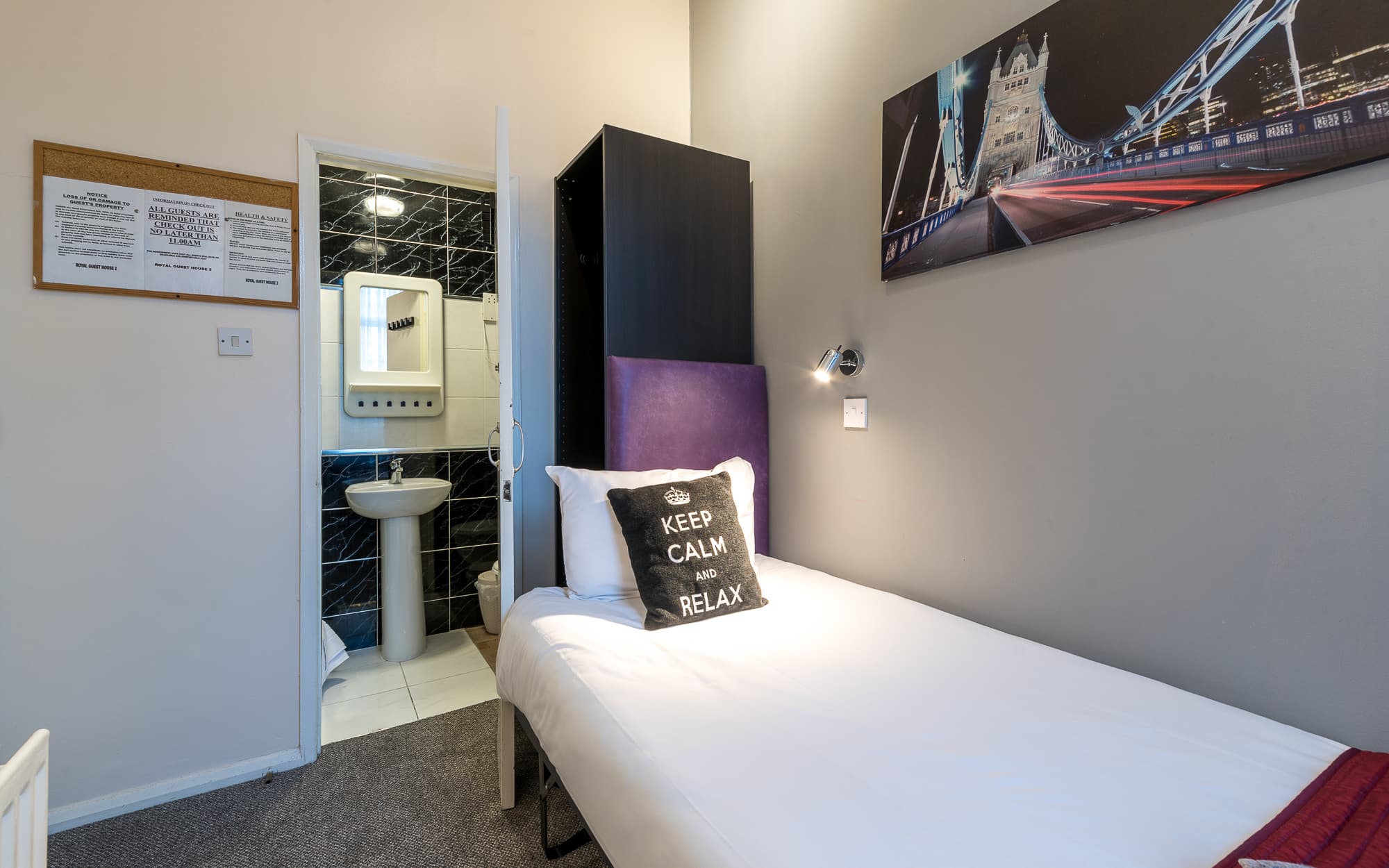 Saba Hotel London, Room