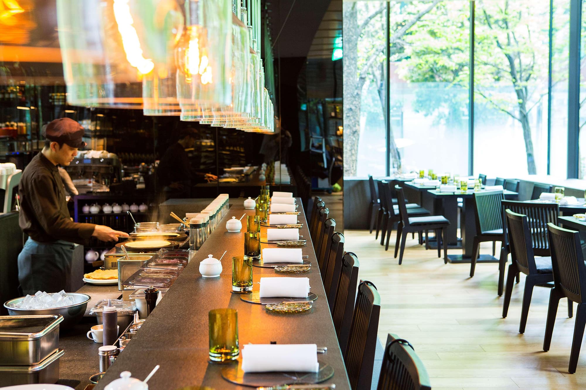 Aman Tokyo, Restaurant