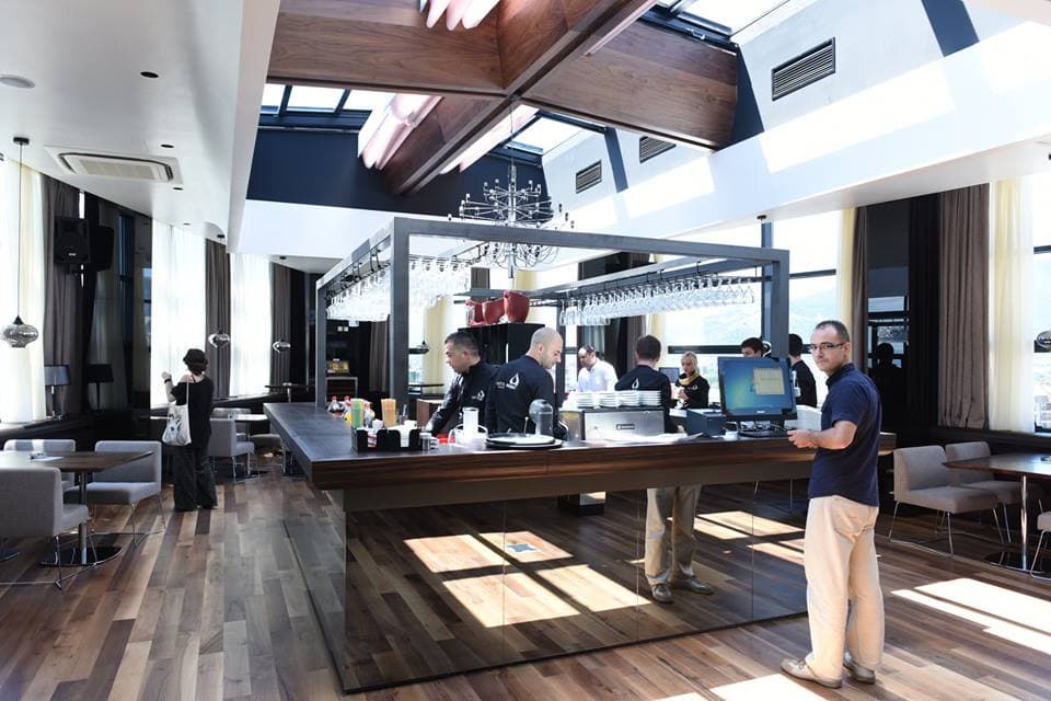 Russia Hotel Skopje, Terrace