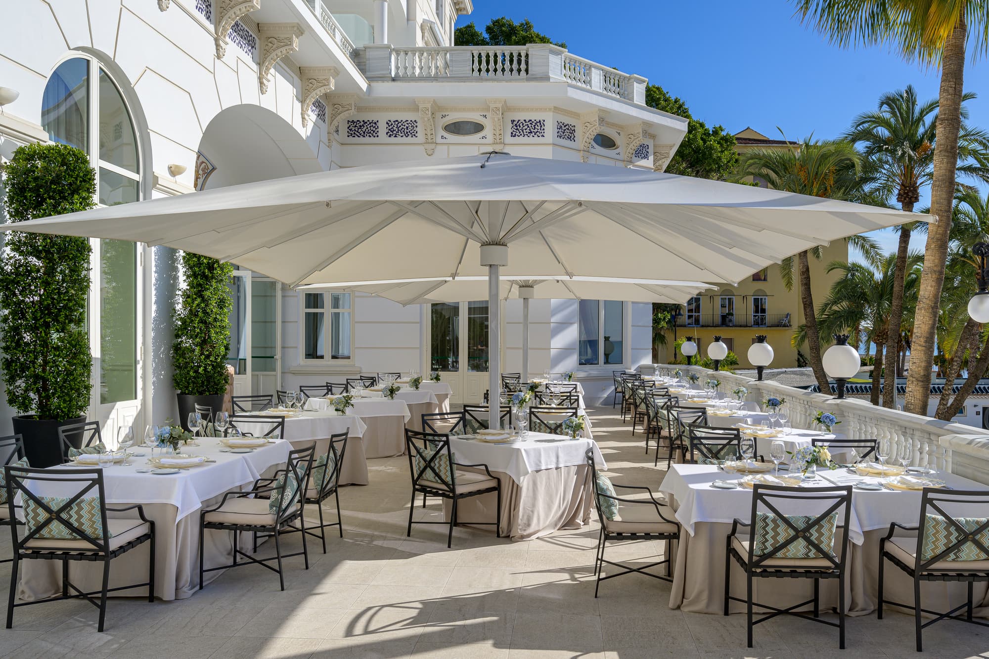 Santos Gran Hotel Miramar GL, Terrace