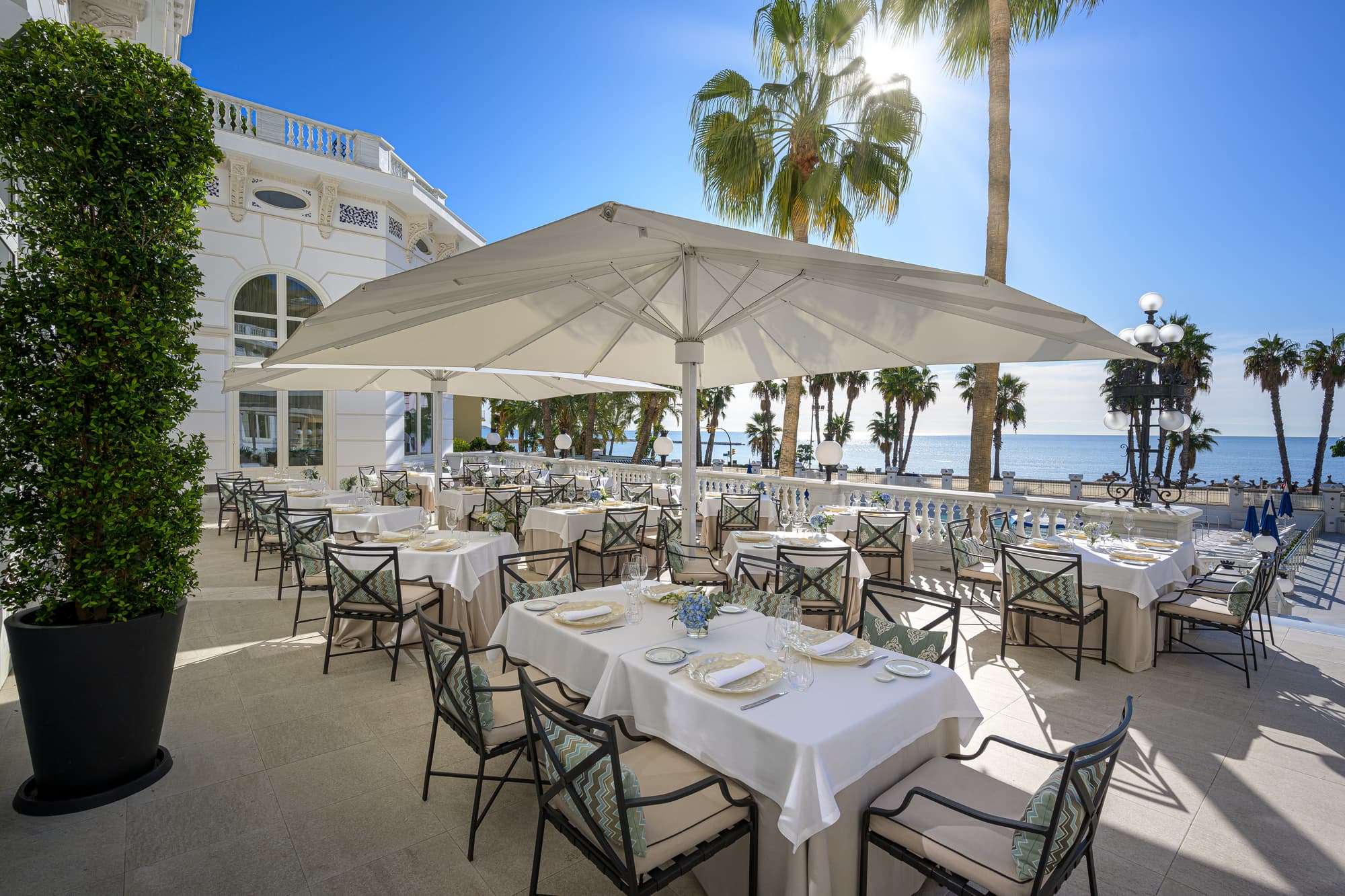 Santos Gran Hotel Miramar GL, Terrace