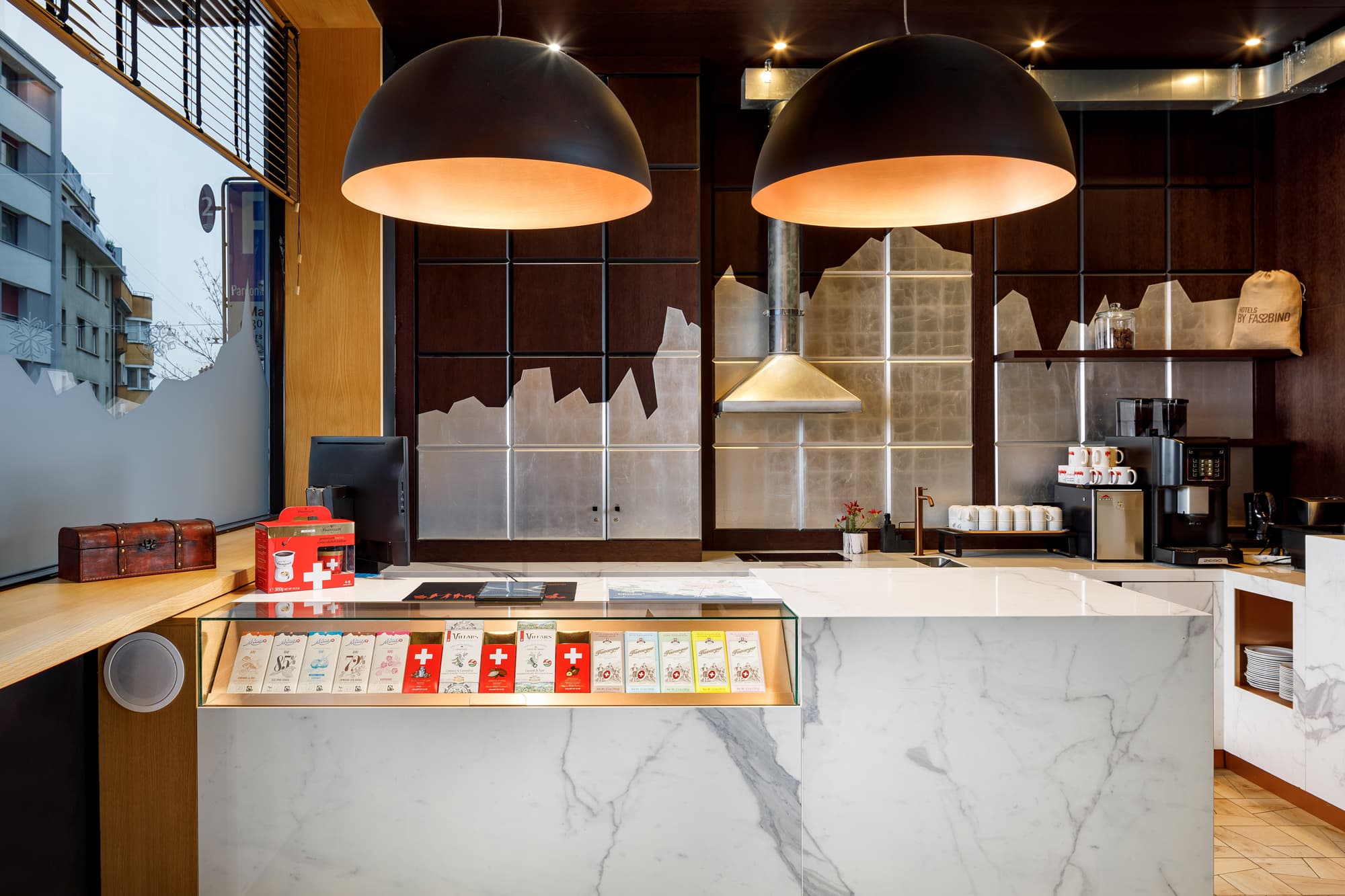 Hotel Swiss Chocolate by Fassbind Lausanne, Bar
