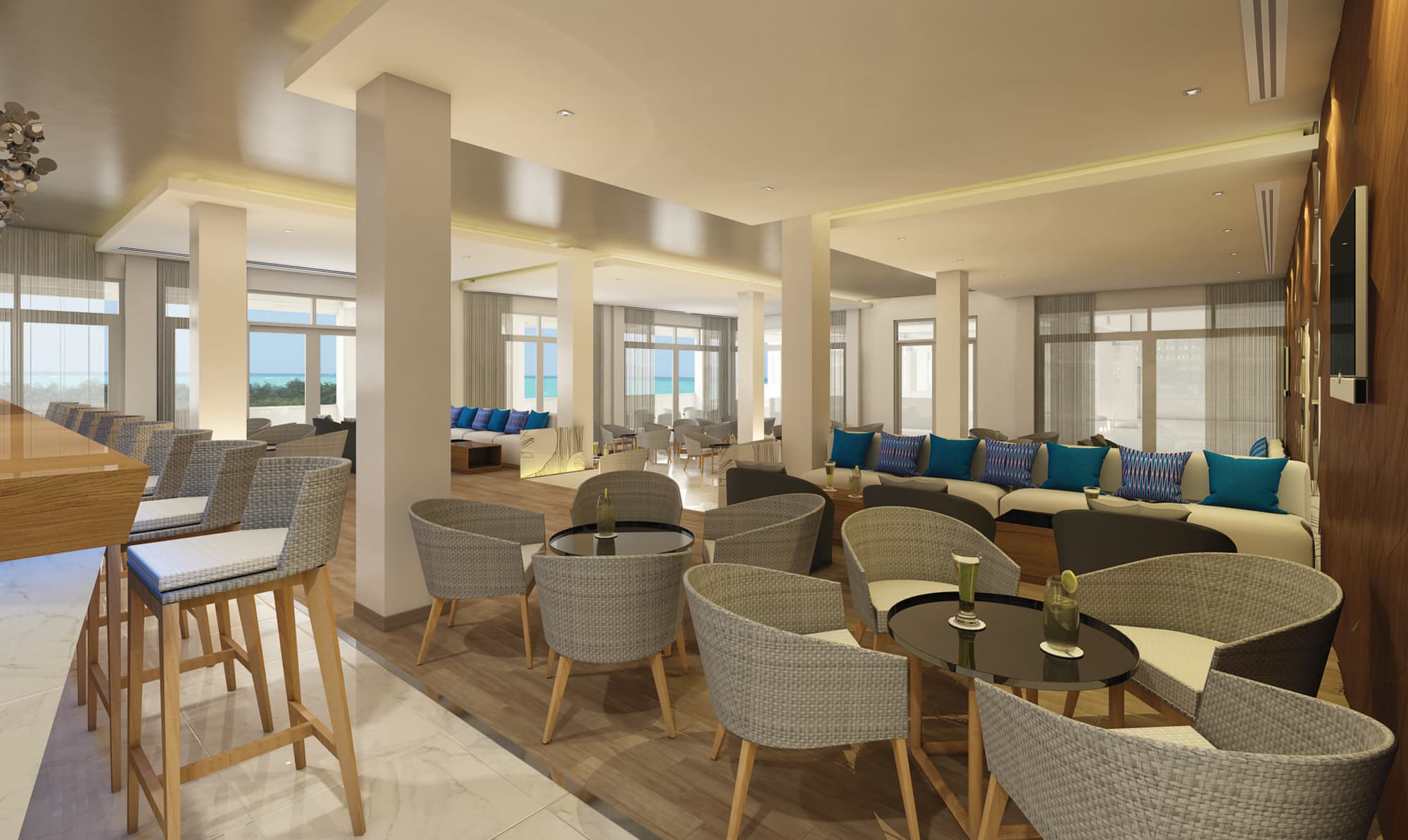 Gran Muthu Rainbow, Bar