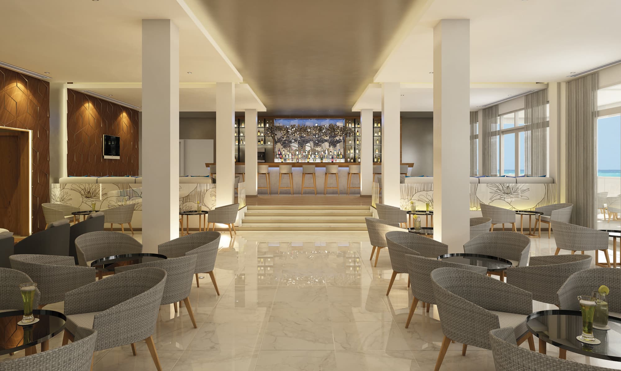 Gran Muthu Rainbow, Lobby