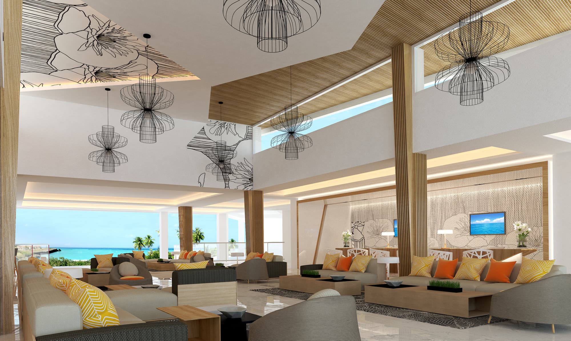 Gran Muthu Rainbow, Lobby