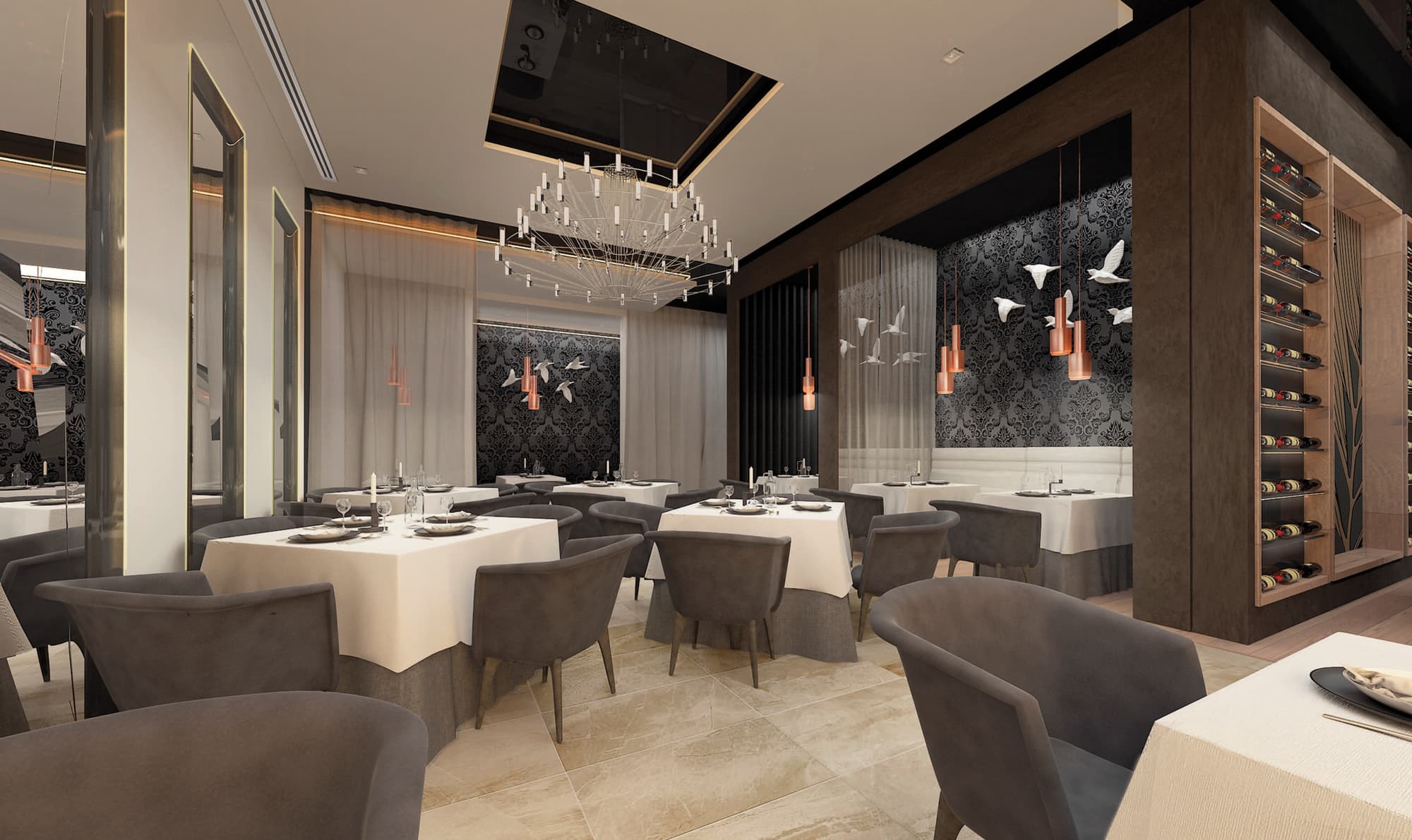 Gran Muthu Rainbow, Restaurant