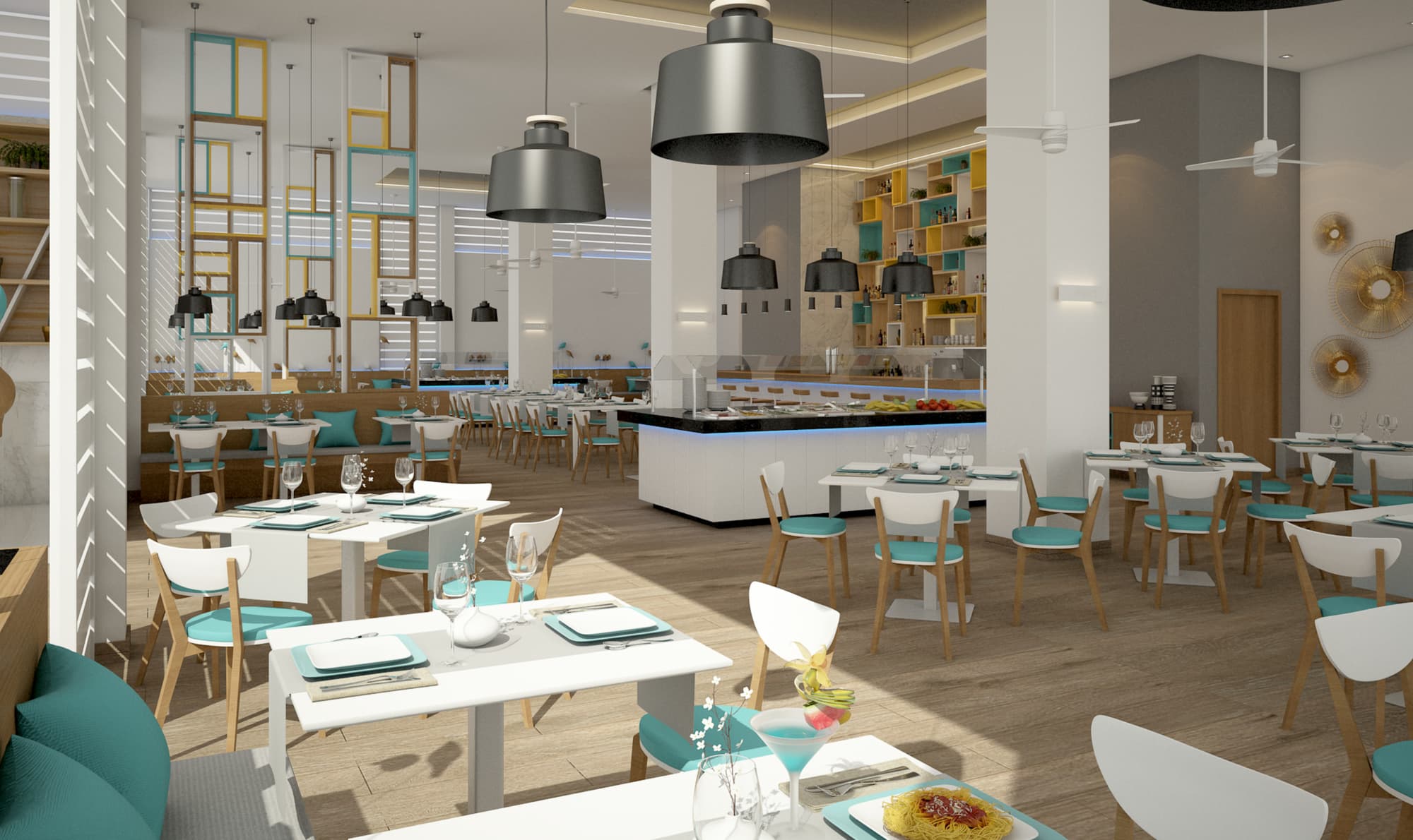 Gran Muthu Rainbow, Restaurant