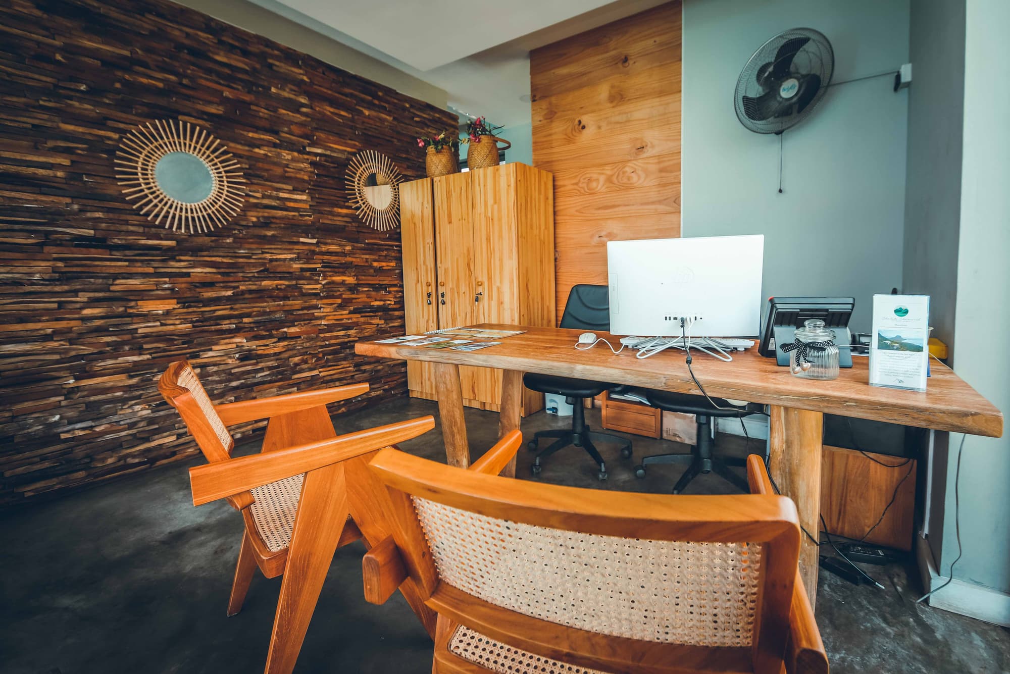 Chalets Chamarel, Lobby