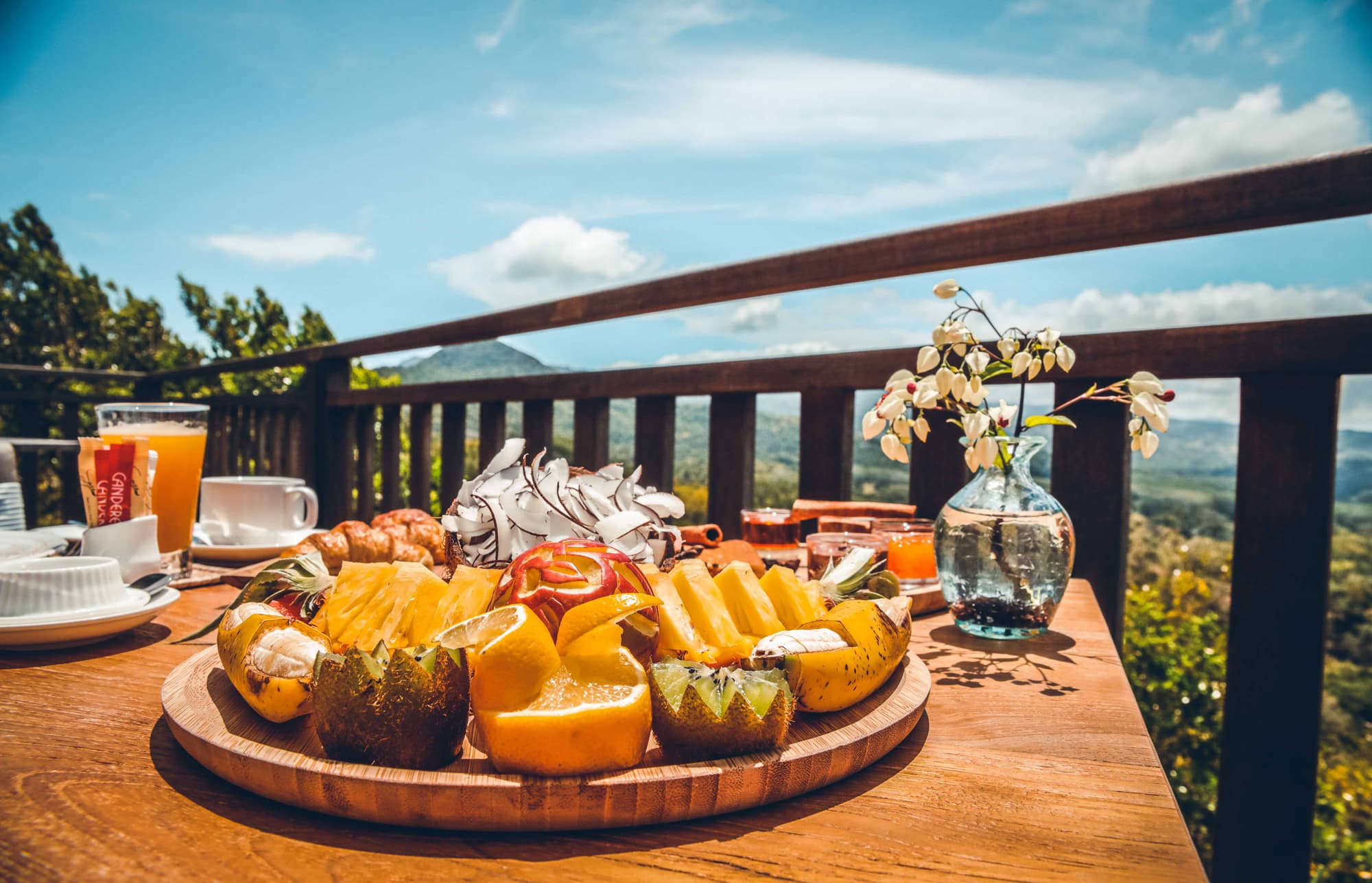 Chalets Chamarel, Terrace