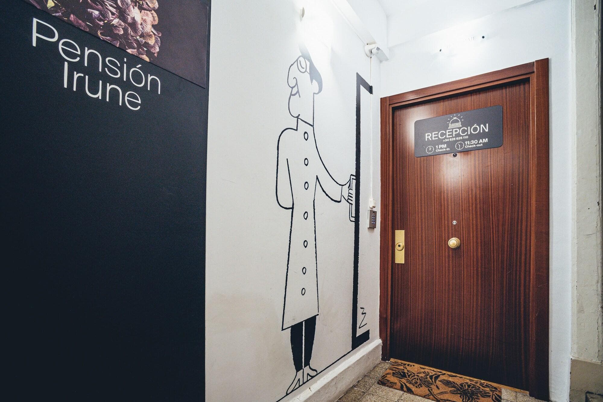 Pensión Irune, Lobby