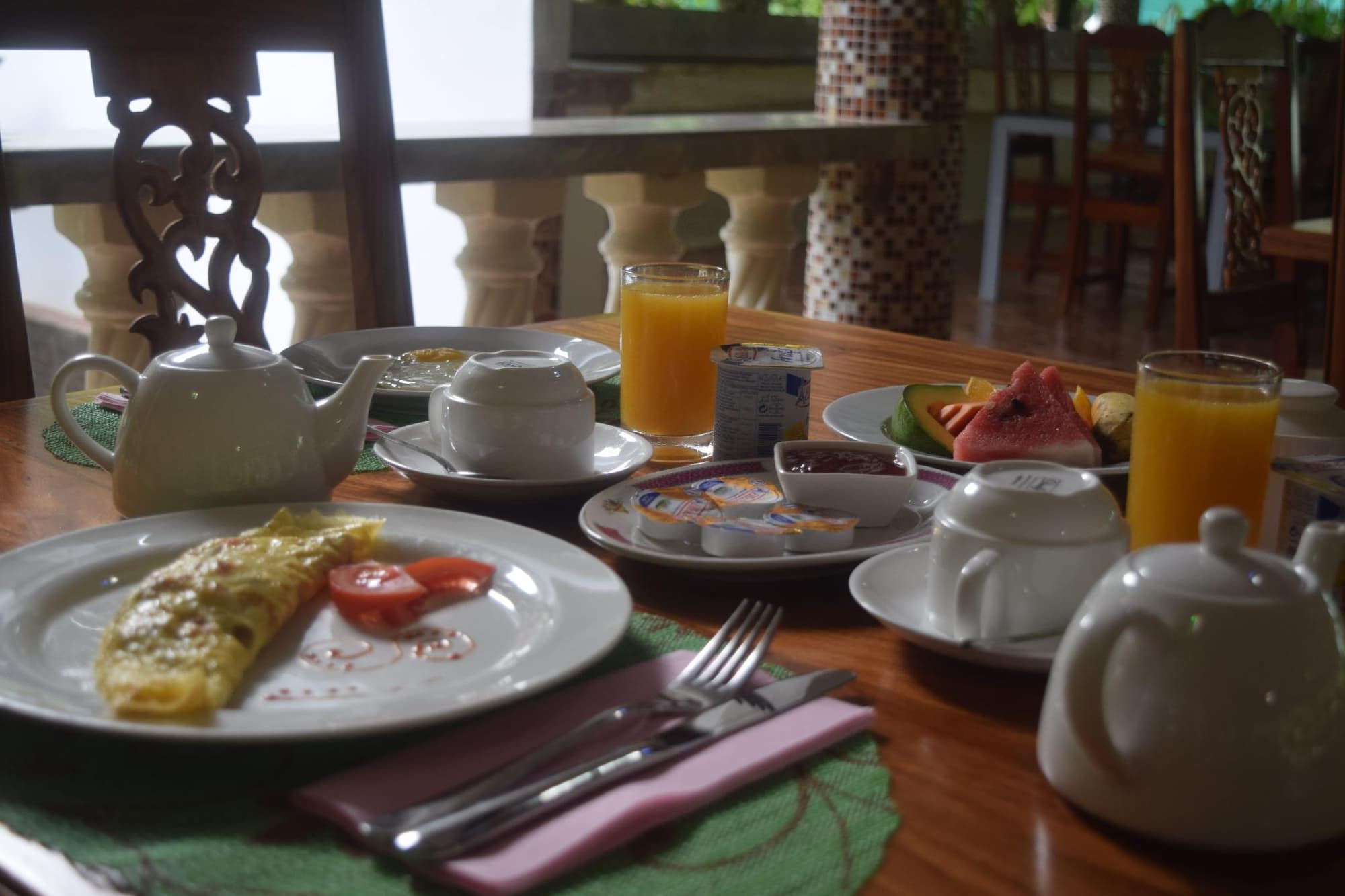 Chalet Bamboo Vert, Restaurant