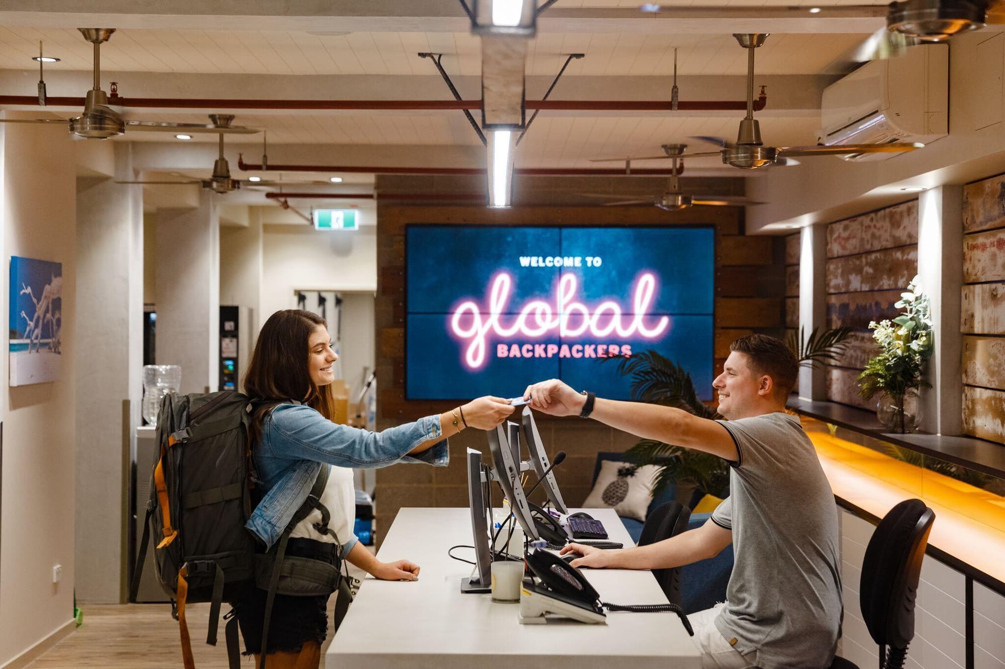 Global Backpackers Cairns Waterfront, Lobby