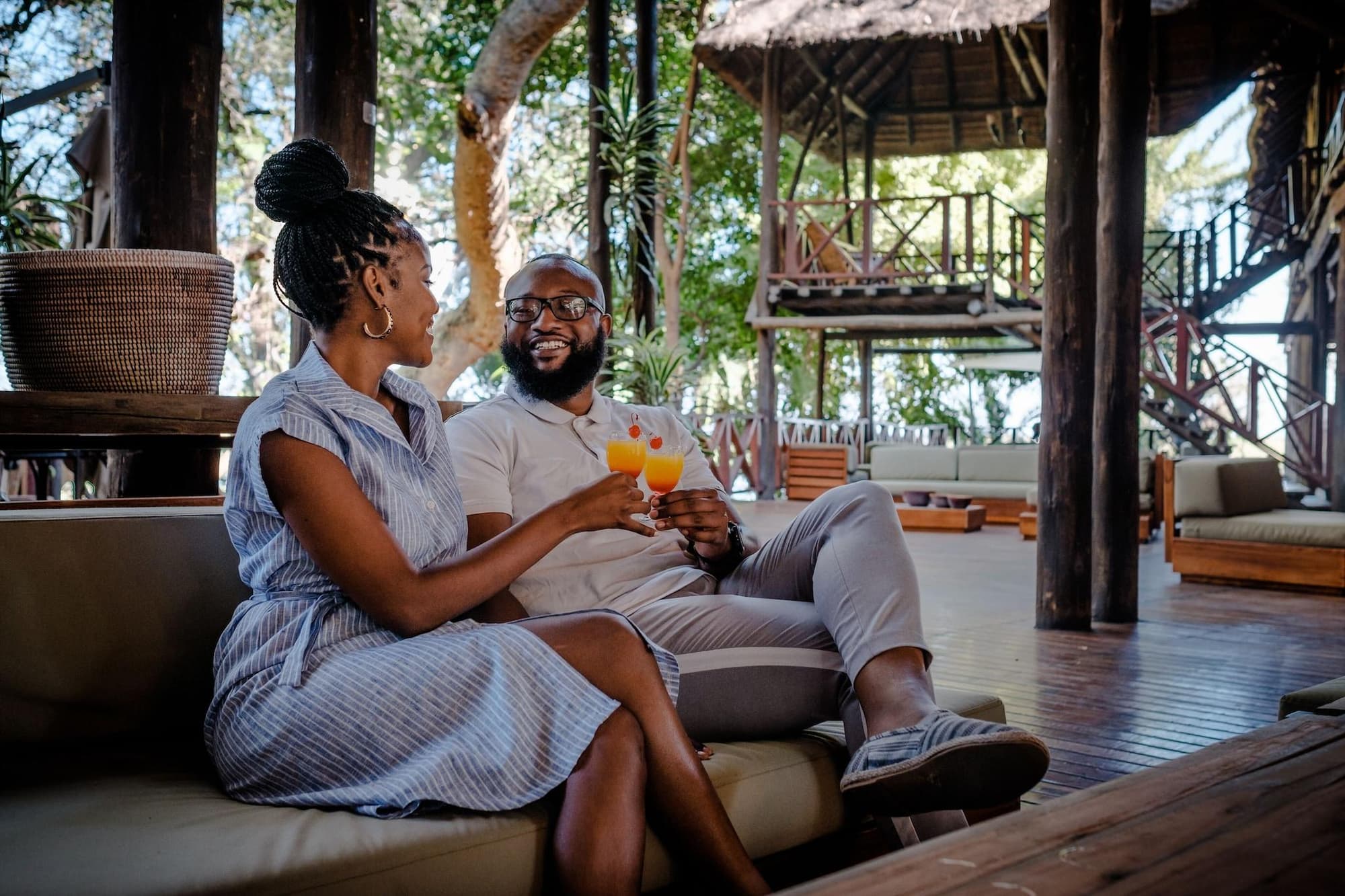 Chobe Marina Lodge, Lobby