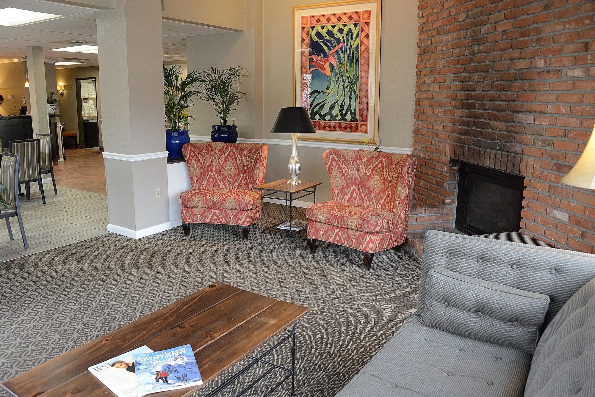 Riversage Billings Inn, Lobby