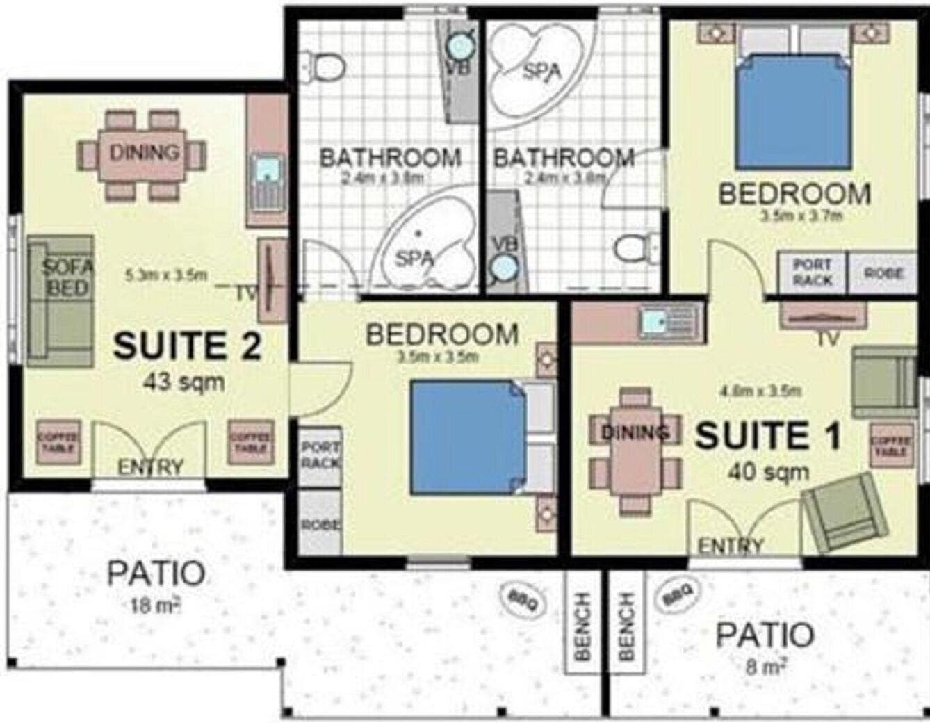 Balgownie Estate Winery Retreat & Restaurant, Room