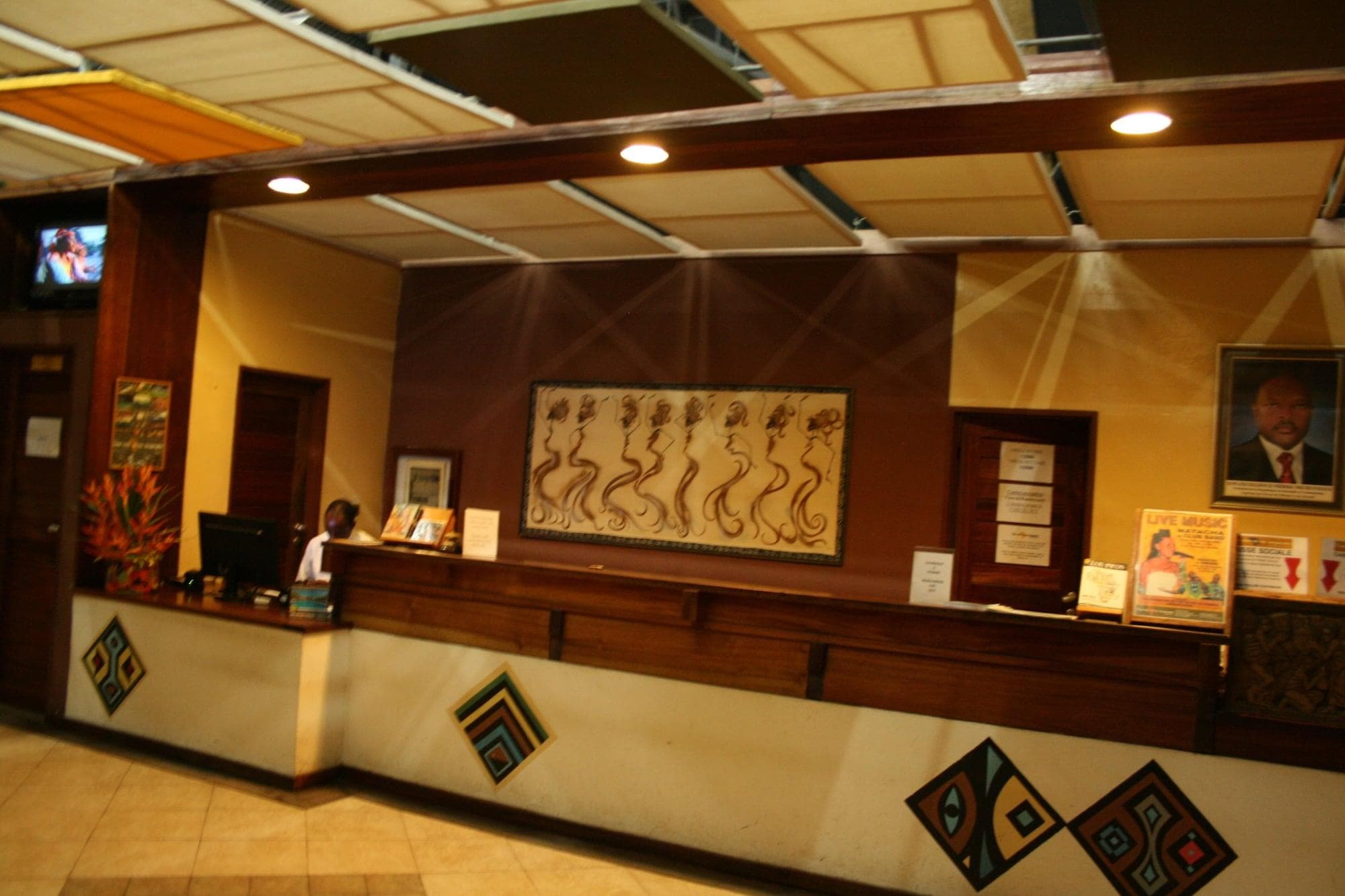 Hotel Club Du Lac Tanganyika, Lobby