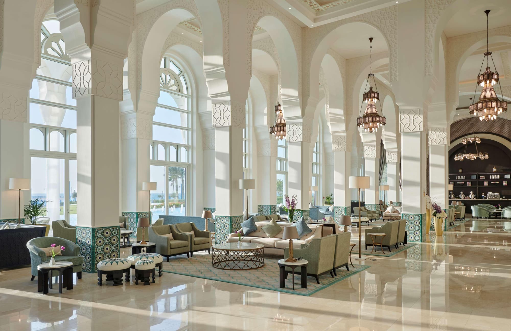 Hilton Salwa Beach Resort & Villas, Lobby