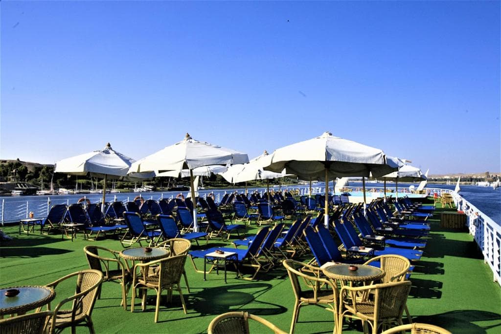 Iberotel Crown Empress Cruise 4&7 Night From Luxor, Terrace